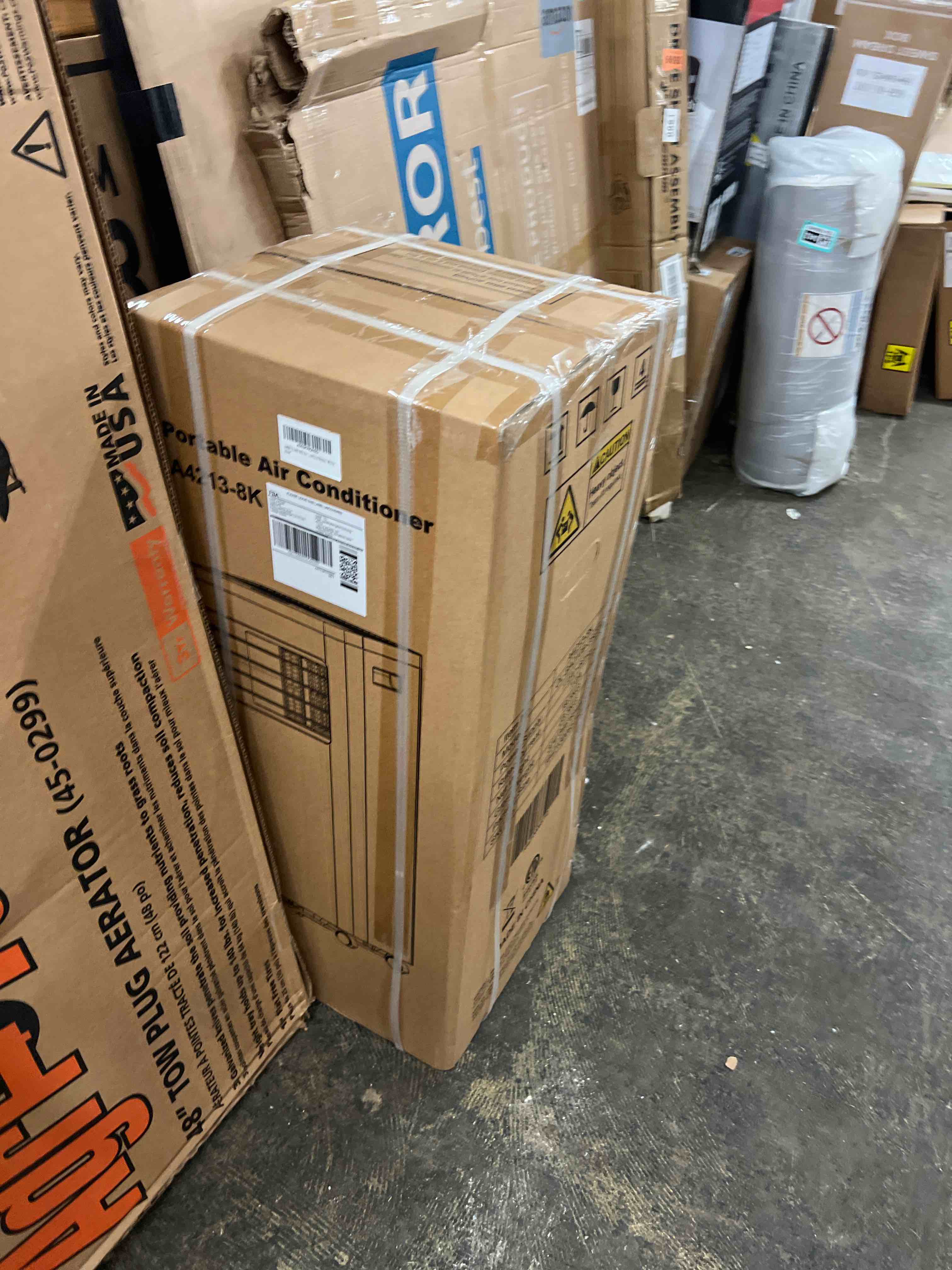 Condition photo showing New/Like New for ZAFRO 8000 BTU Portable Air Conditioners for Room up 350 Sq. Ft Portable Ac Quiet Unit with Cooling, Dehumidifier, Fan, Sleep Mode,Remote Control