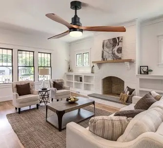 Nicola 52'' 3 - Blade Modern Ceiling Fan with Remote Control and Light Kit