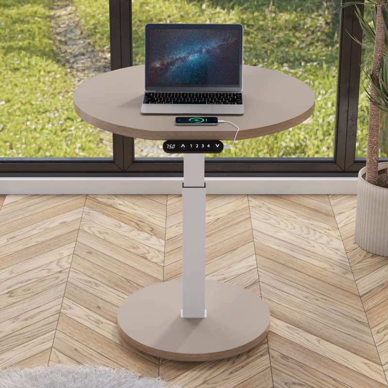 31.5" Round Electric Adjustable Height Standing Desk