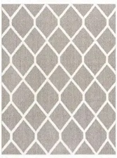 Unique Loom Grey Boho Area Rug 9ft x 12ft 