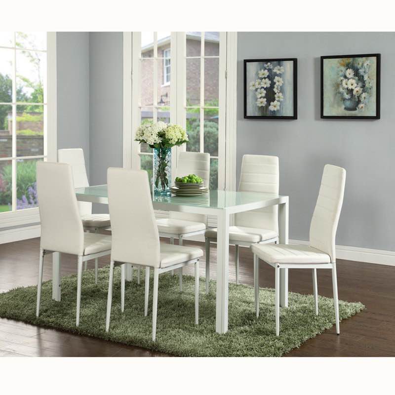 Rosenzweig 2 pc White Dining Chair Set