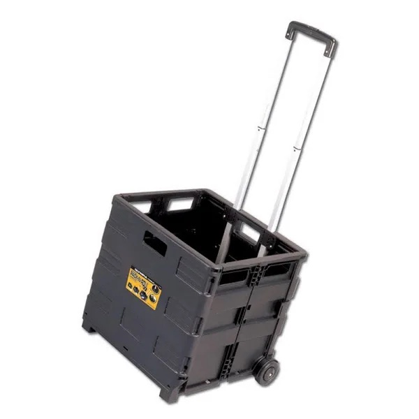 olympia tools 85-010 grand pack-n-roll plastic portable tool carrier cart  black