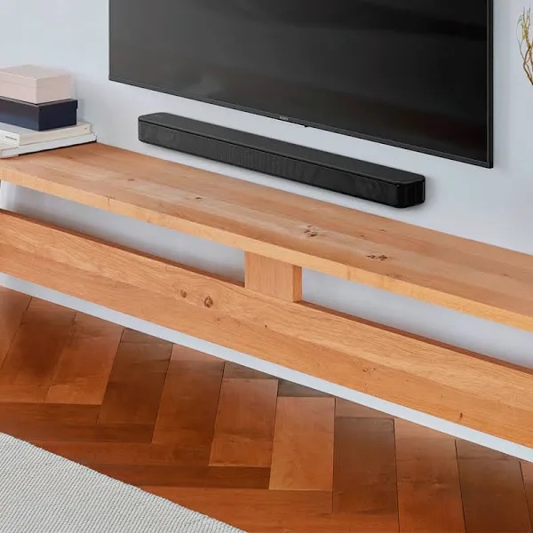 Sony - HTS100F 2.0 Channel Soundbar with Bass Reflex Speaker - Black