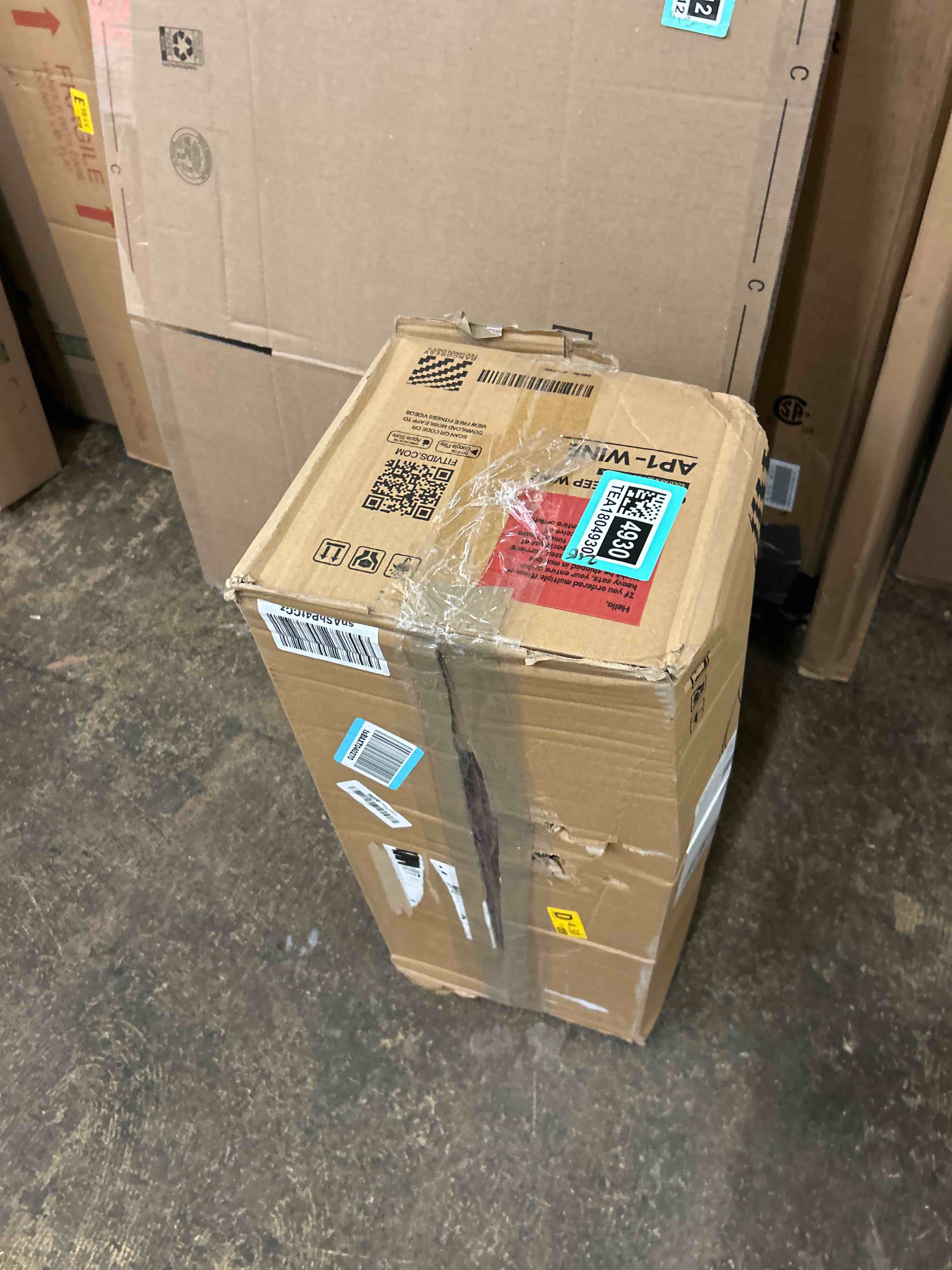 Condition photo showing New/Like New for BalanceFrom Yoga Mat 1-Inch Extra Thick High-Density Exercise Mat with Non-Slip Surface & Carry Strap for Men & Women Tear-Resistant Pilates Workout Mat for Home Gym, Floor Fitness, Multiple Colors