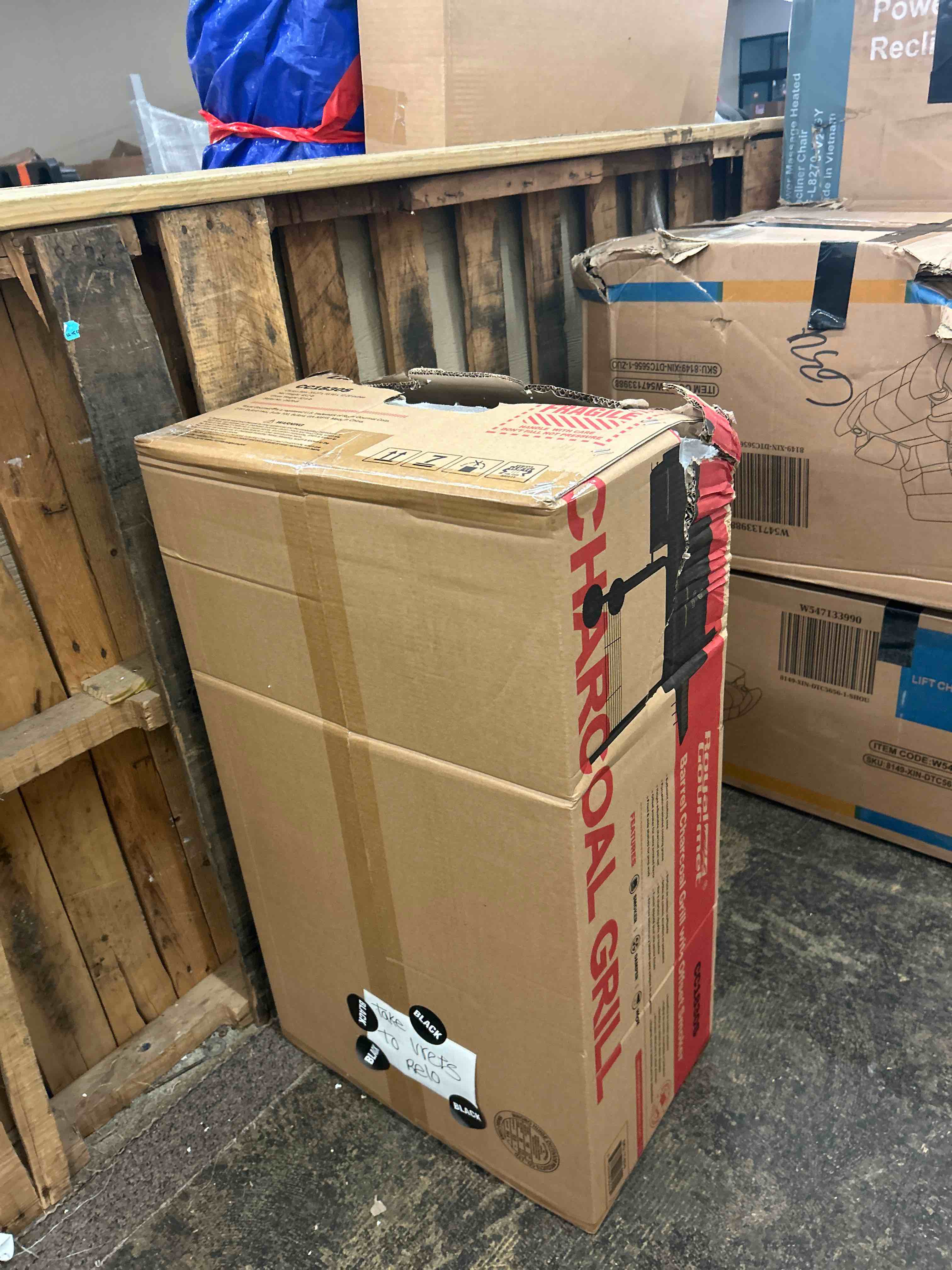 Condition photo showing New/Like New for Royal Gourmet 30  CC1830S Steel Charcoal Grill with Offset Smoker