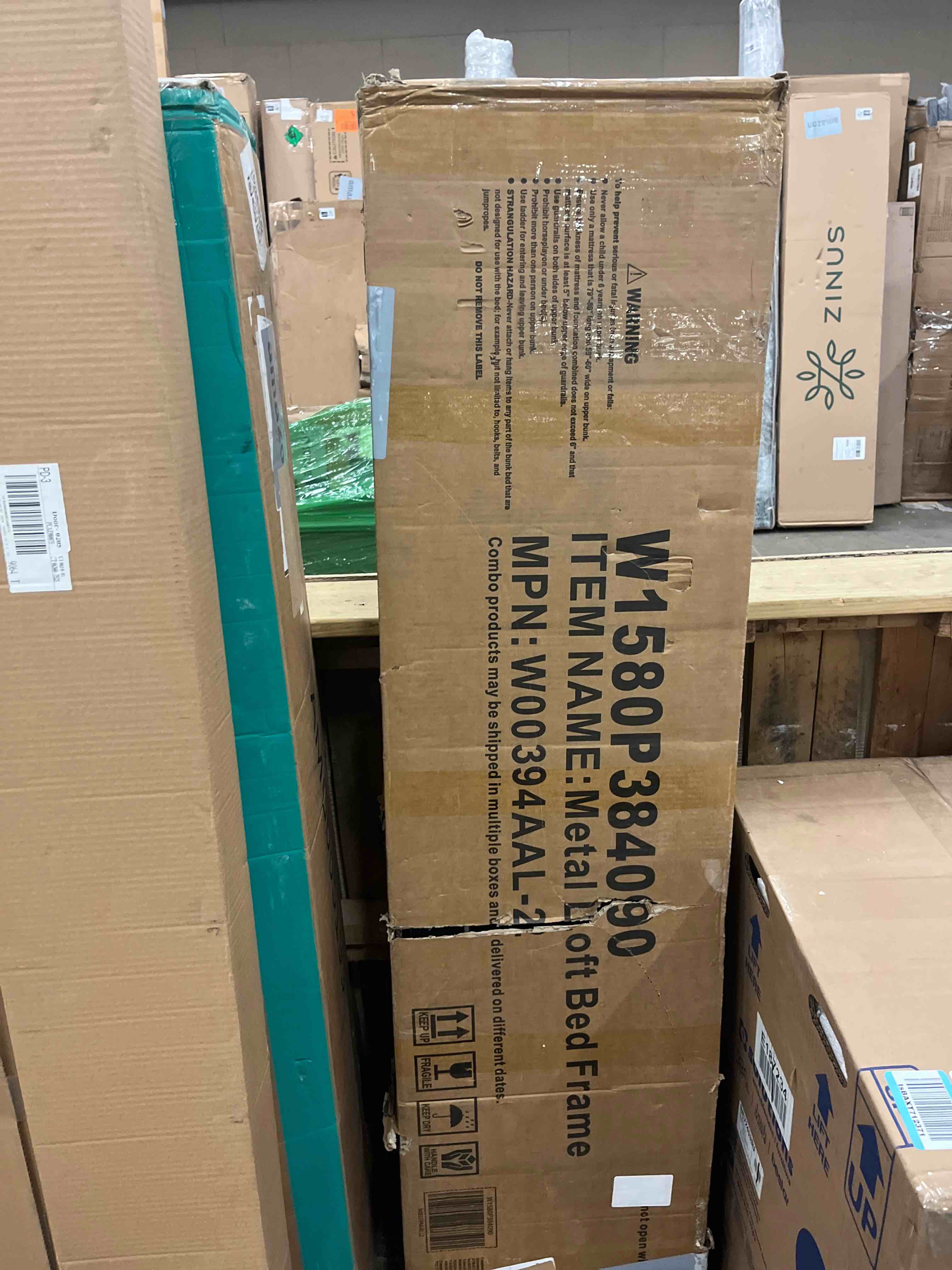 Condition photo showing New/Like New for WLIVE Metal Platform Bed Frame, Full Size Bed Frame with Headboard, Bed Frames with LED Lights and Charging Station, 1500LBS Mattress Foundation, Under Bed Storage, No Box Spring Needed, Black