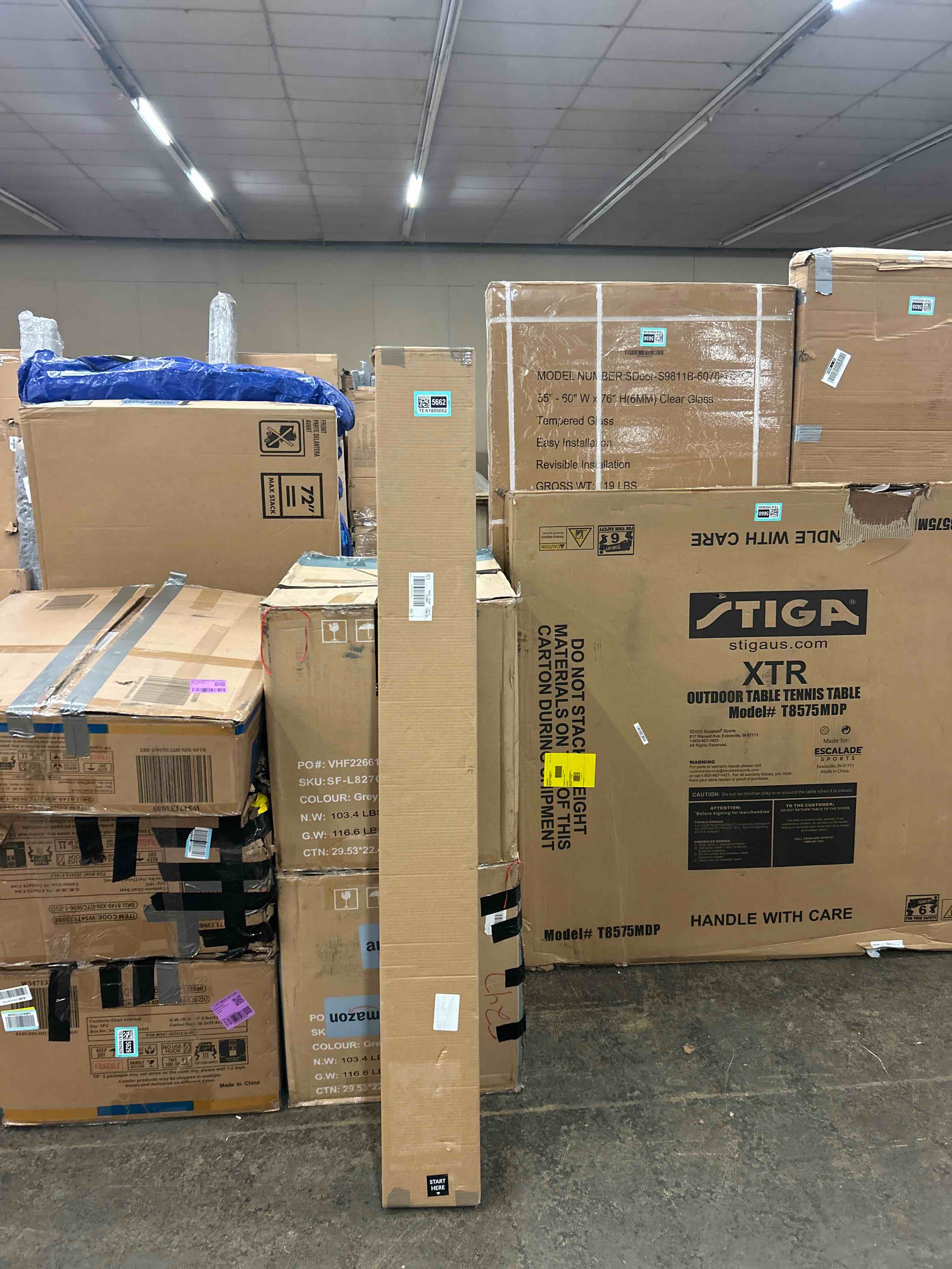 Condition photo showing New/Like New for Chicology Cordless Faux wood blinds Best for Kids, Inside Mount, 66"W X 60"H, Basic White