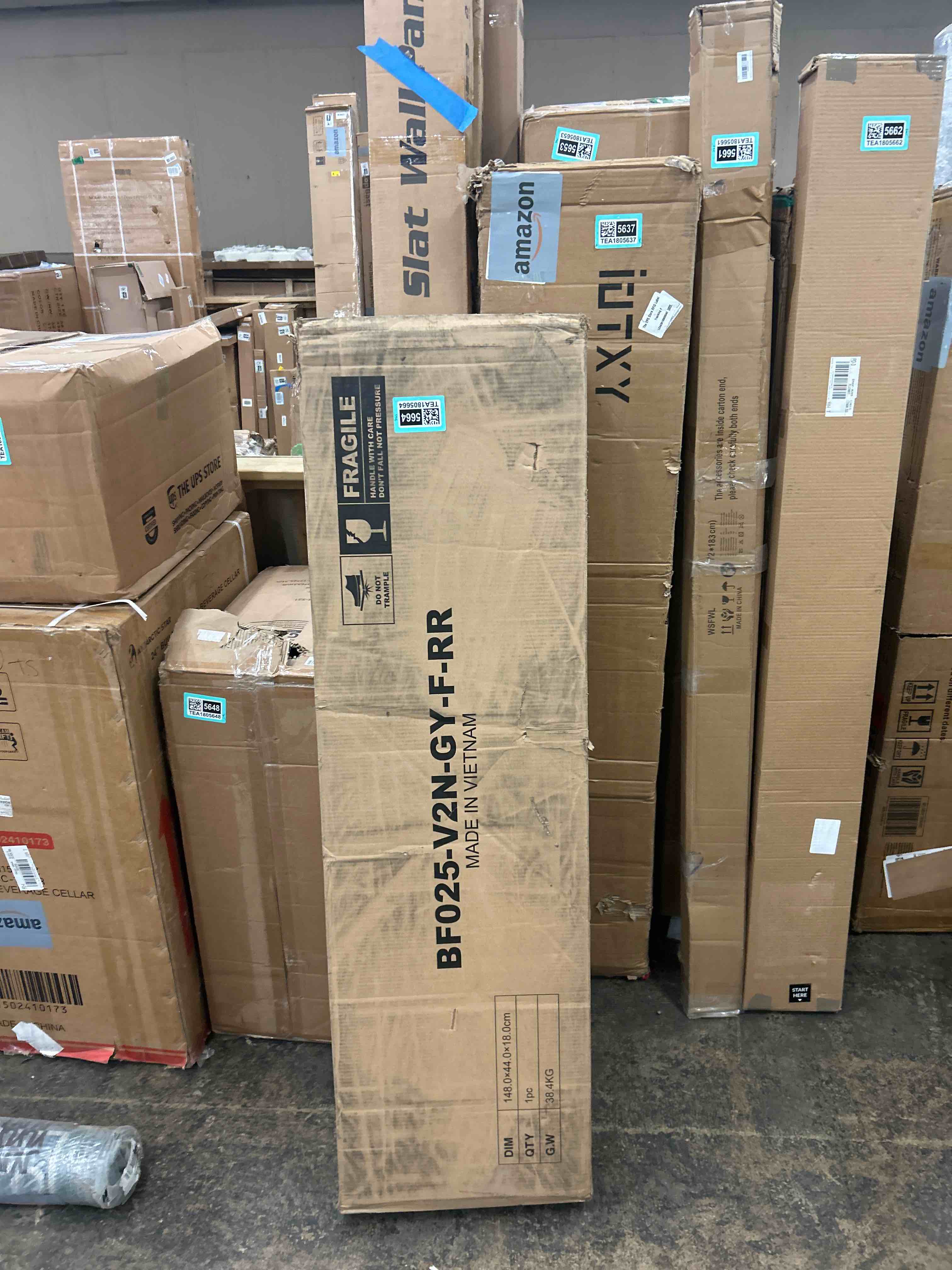 Condition photo showing New/Like New for Rolanstar Bed Frame Queen Size with Drawers and Charging Station, Upholstered Platform Bed with Storage Headboard and LED Light, Heavy Duty Metal Frame Support, No Box Spring Needed, Noise Free, Grey