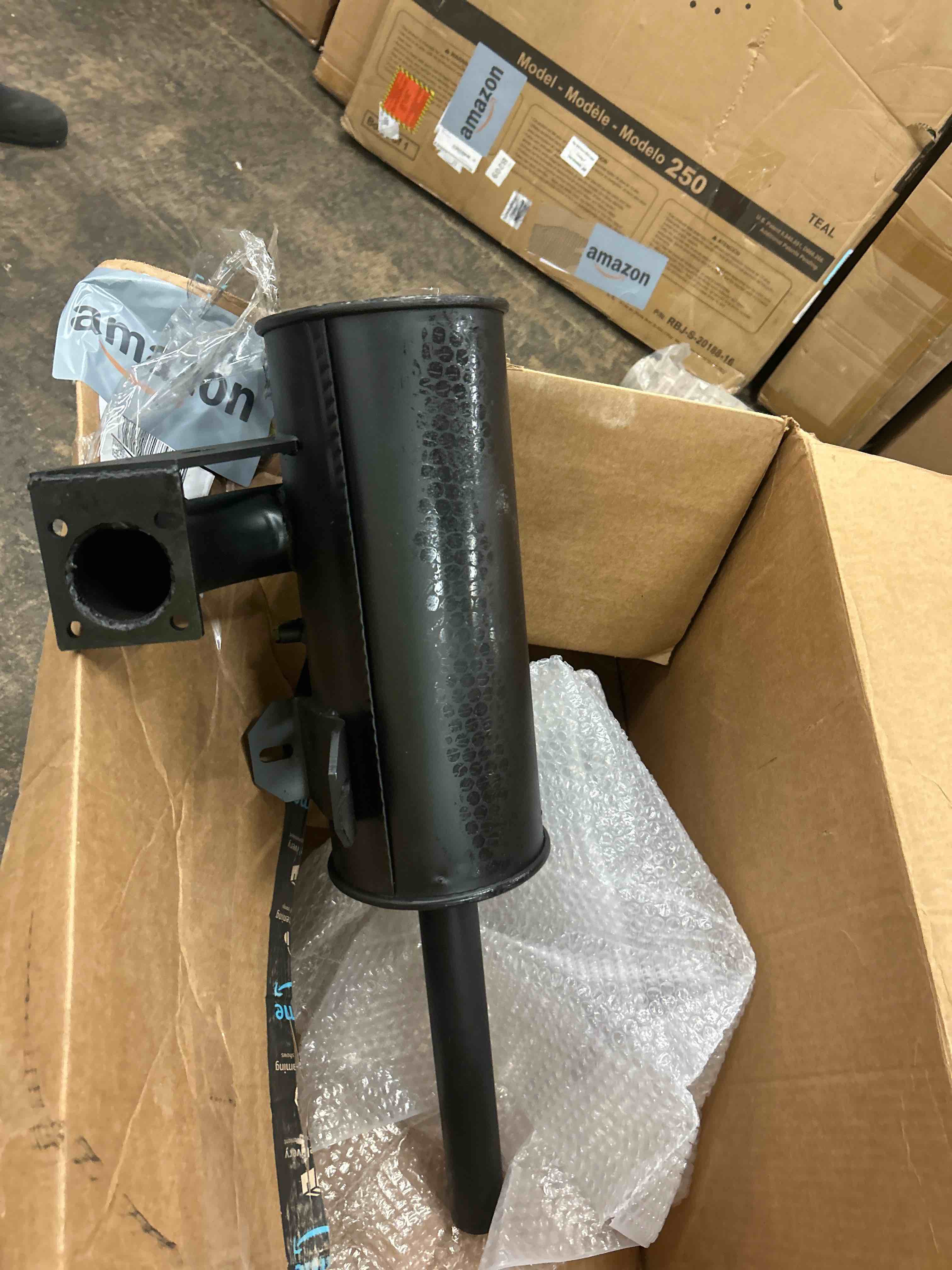 Condition photo showing New/Like New for 86537593 86527335 Black Muffler Compatible with NH L160 L565 LS160 LX565