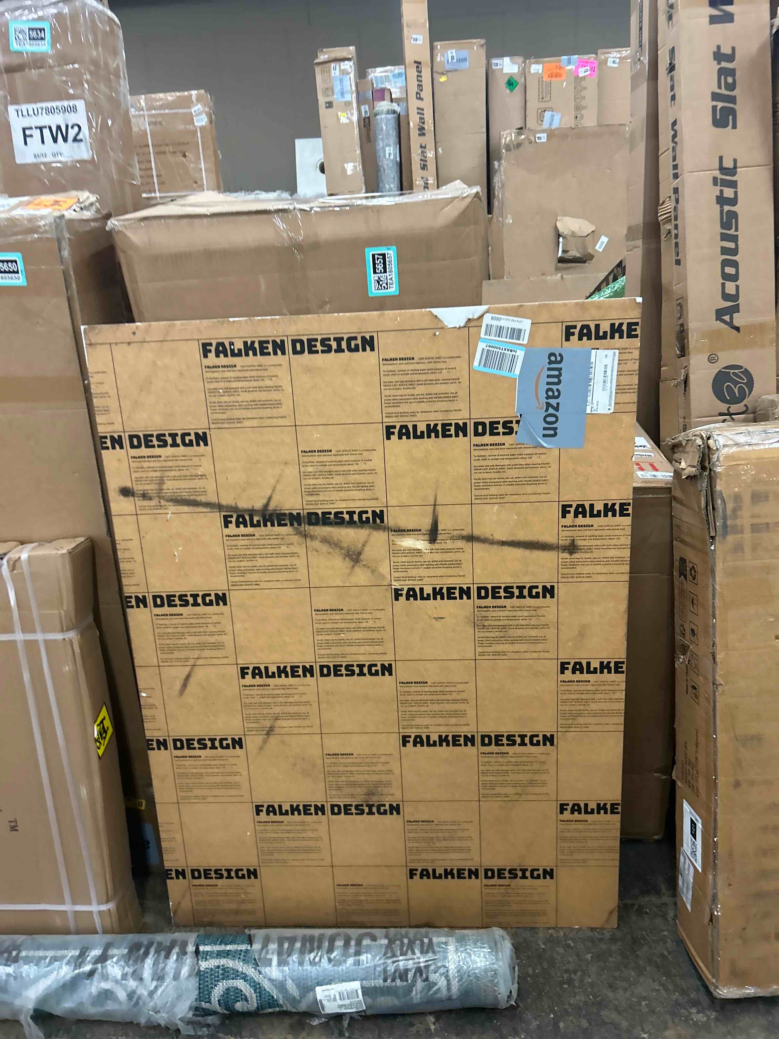 Condition photo showing New/Like New for Falken Design White Translucent 30% Acrylic Sheet 36" x 48" x 1/4" Thick Plexiglass Panel for DIY Projects, Laser Cutting, Light Boxes, Signage & Displays - Shatterproof, Weather-Resistant