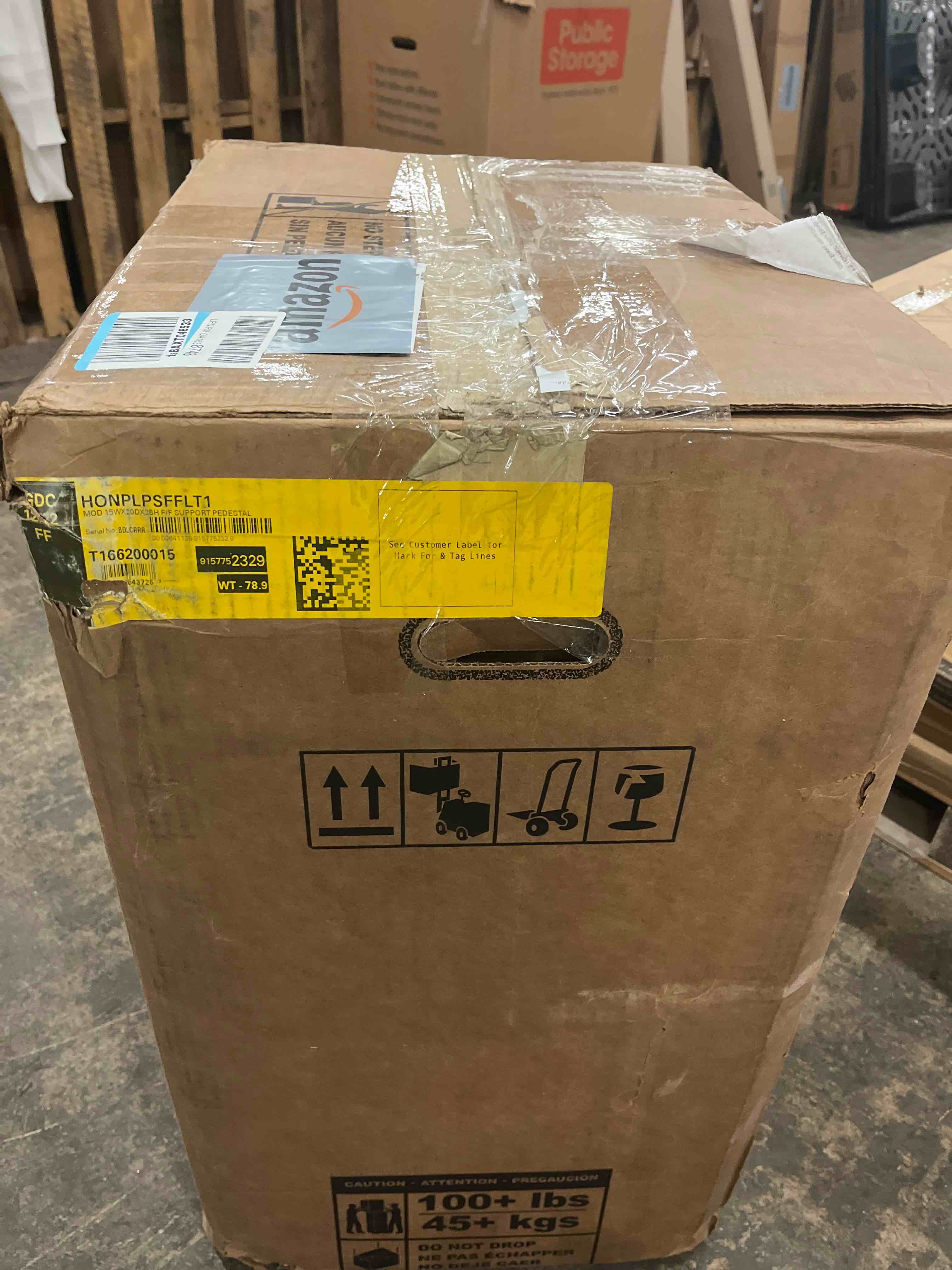 Condition photo showing New/Like New for HON Mod 15   Pedestal Traditional Mahogany (HLPLPSFF.LTM1) HONPLPSFFLT1 Storage Cart