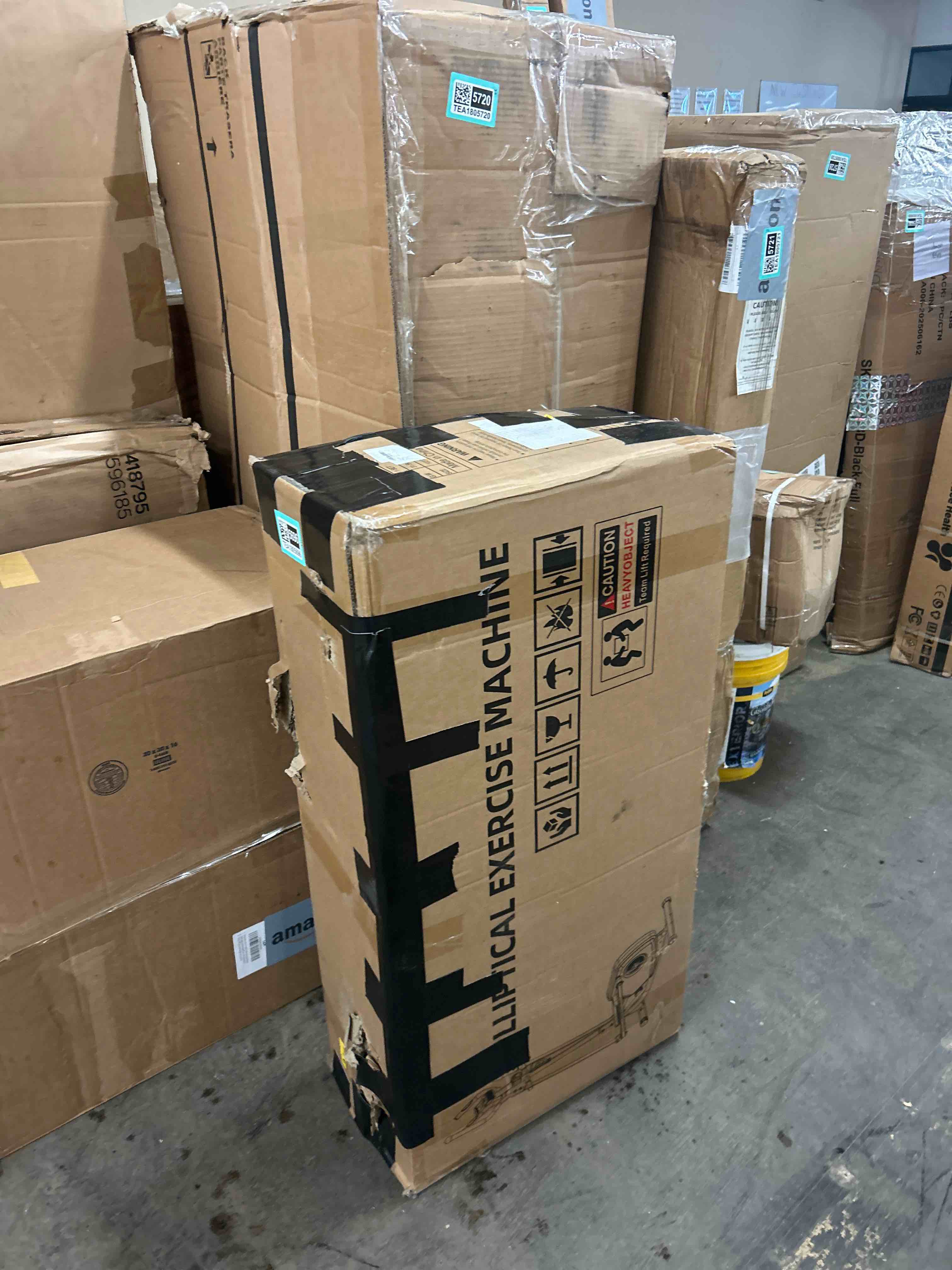 Condition photo showing Good Condition for Elliptical Exercise Machine, 16-Level Magnetic Resistance Elliptical Machine for Home Trainer with Hyper-Quiet Drive, 15.5IN Stride, LCD Monitor & App Support, 350LBS Weight Capacity