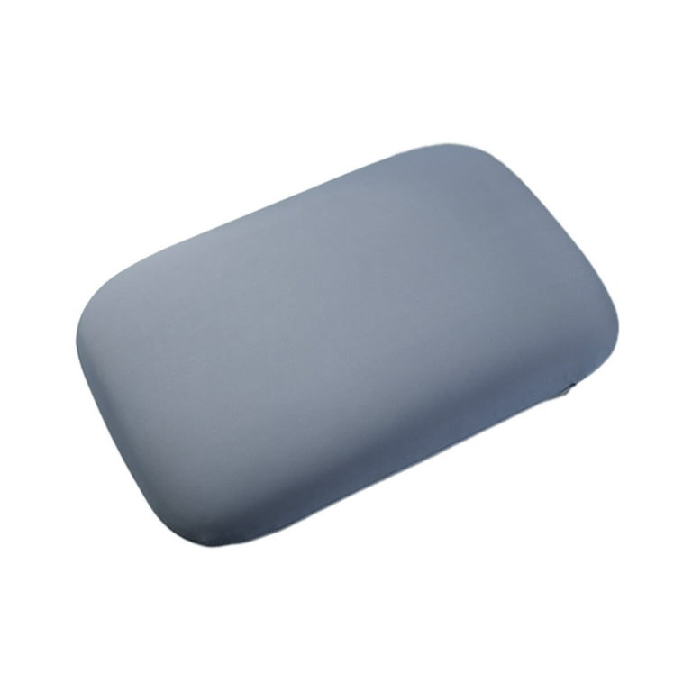 cloud contour memory foam pillow ergonomic design for sleeping comfortably and reducing snoring neck and cervical pillow with cooling pillowcase grey