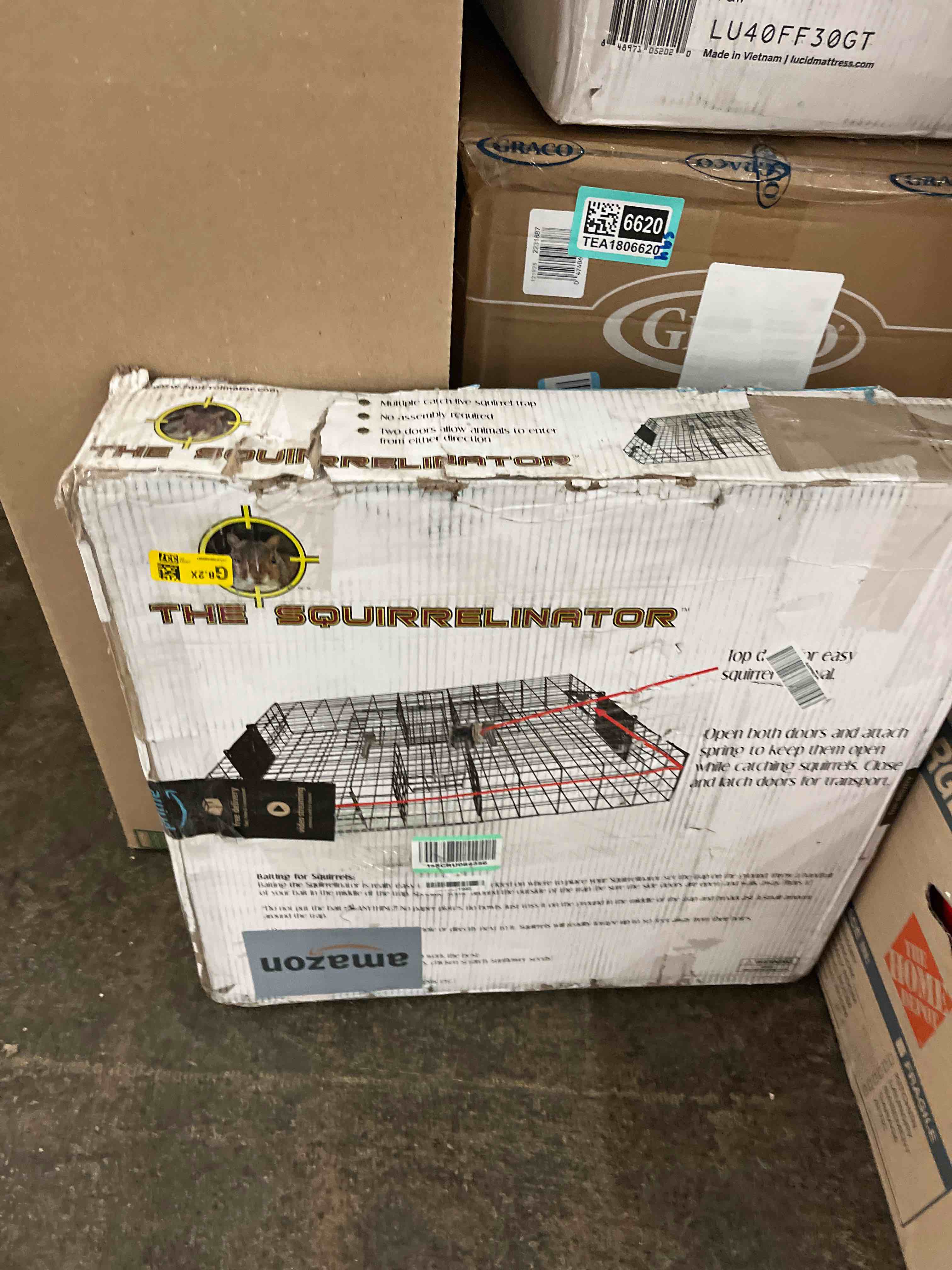 Condition photo showing New/Like New for rugged ranch squirrel trap, live animal catch & release cage, squirrelinator, black - humane indoor and outdoor catcher for chipmunks and squirrels