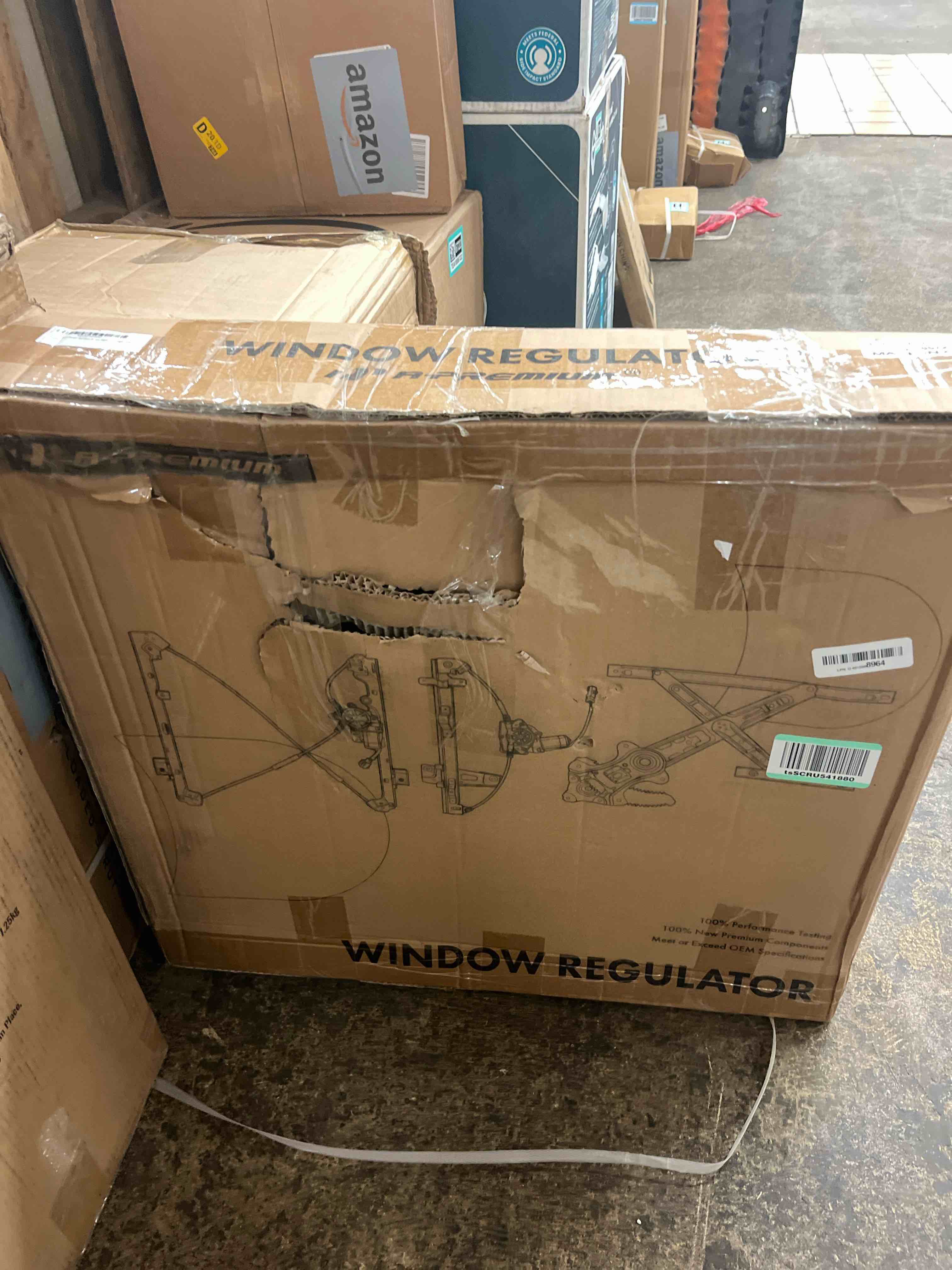 Condition photo showing New/Like New for a-premium power window regulator with motor rear passenger side compatible with jeep liberty 2008-2012 rear right passenger side