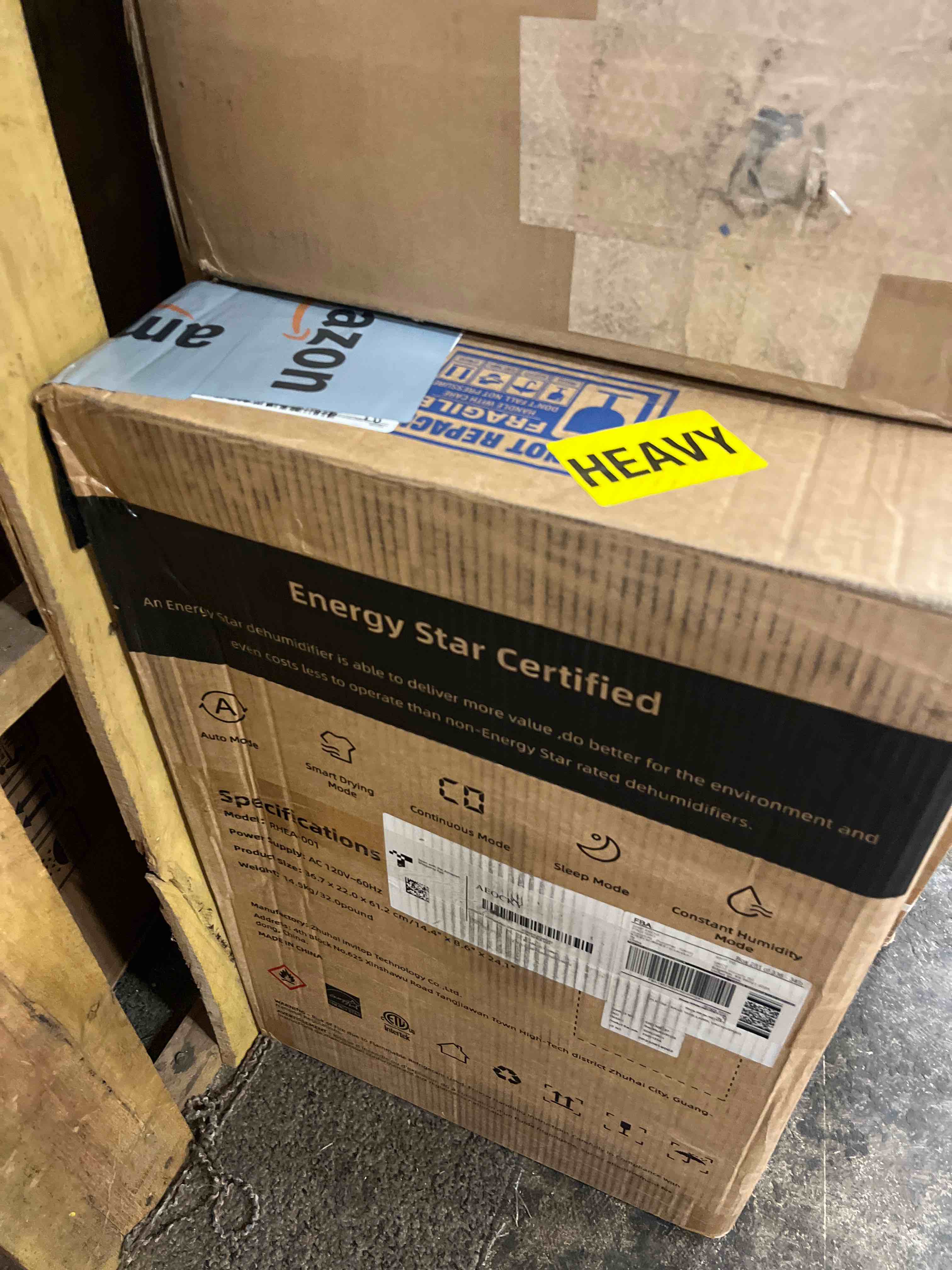 Condition photo showing New/Like New for 4500 sq.ft energy star most efficient 2025 dehumidifier,aeocky max 80 pint/day smart compressor dehumidifier with drain hose, intelligent humidistat,for basement,bedroom,home,bathroom