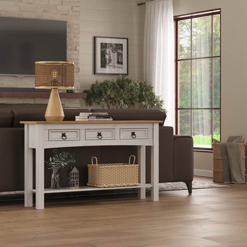 Dinnington 47.99'' Solid Wood Console Table 