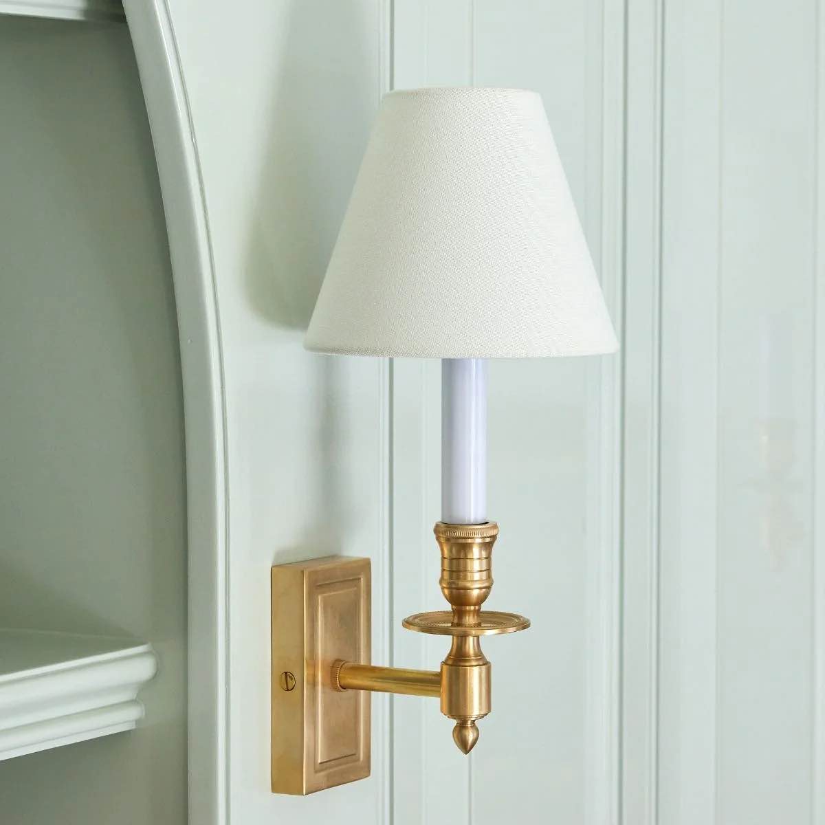 french single library sconce