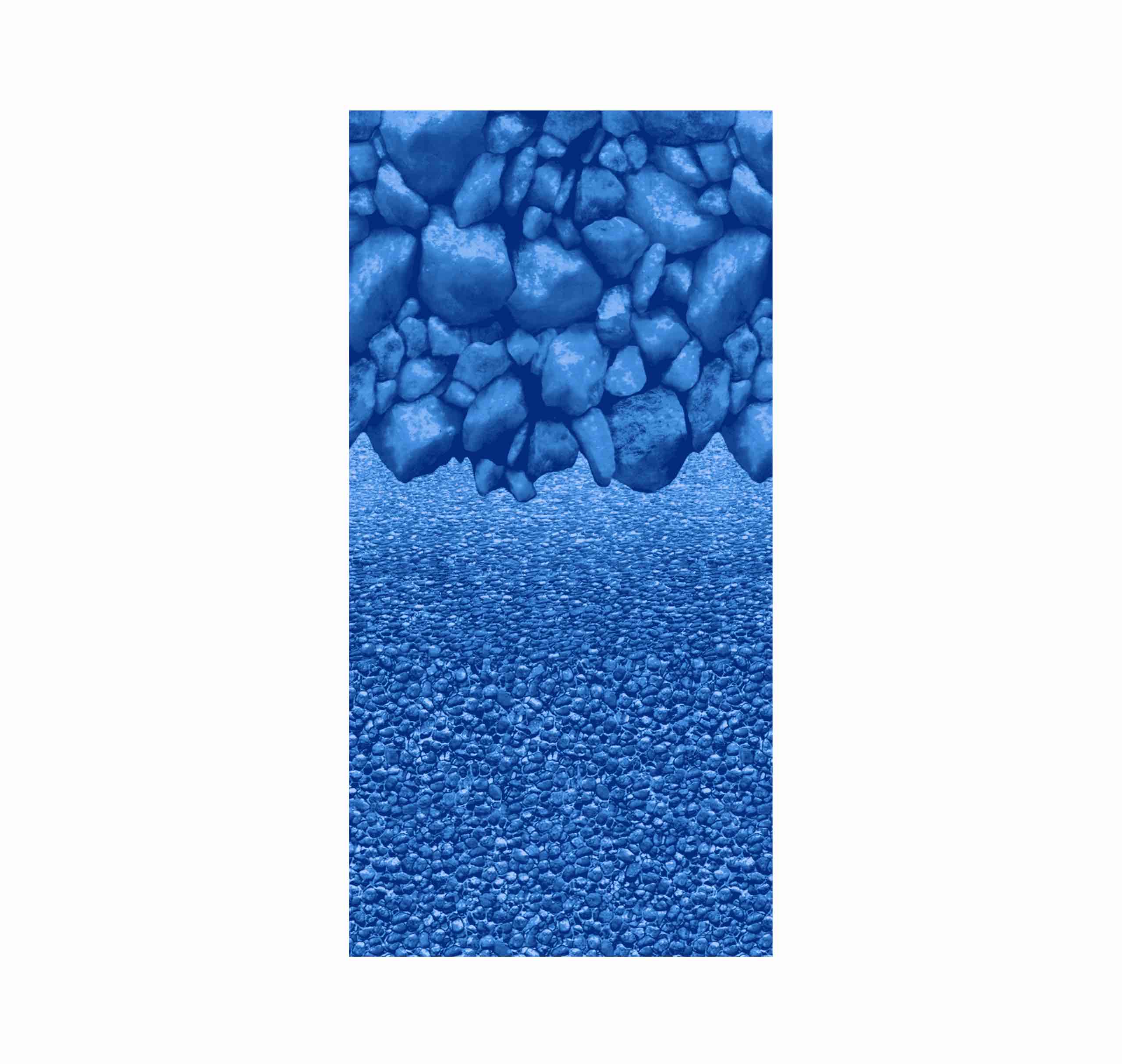 Aqua Coastal Reef Overlap Round Above Ground Pool Liner, 48"-54" (12')