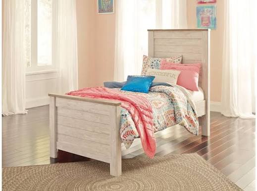 Signature Design by Ashley Bedroom Willowton Twin Panel Footboard B267-52 