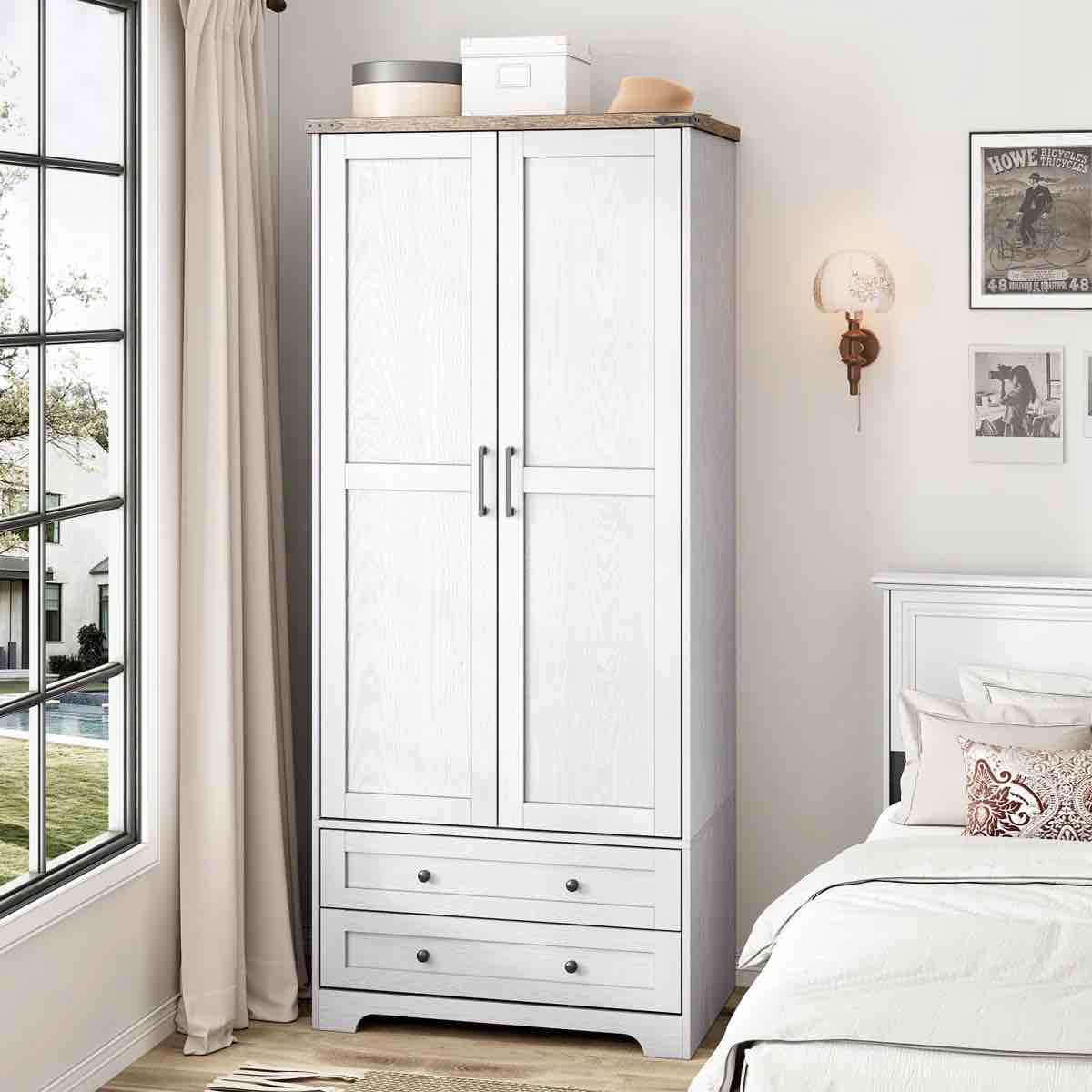 American Country Vintage Armoire By Winston Porter