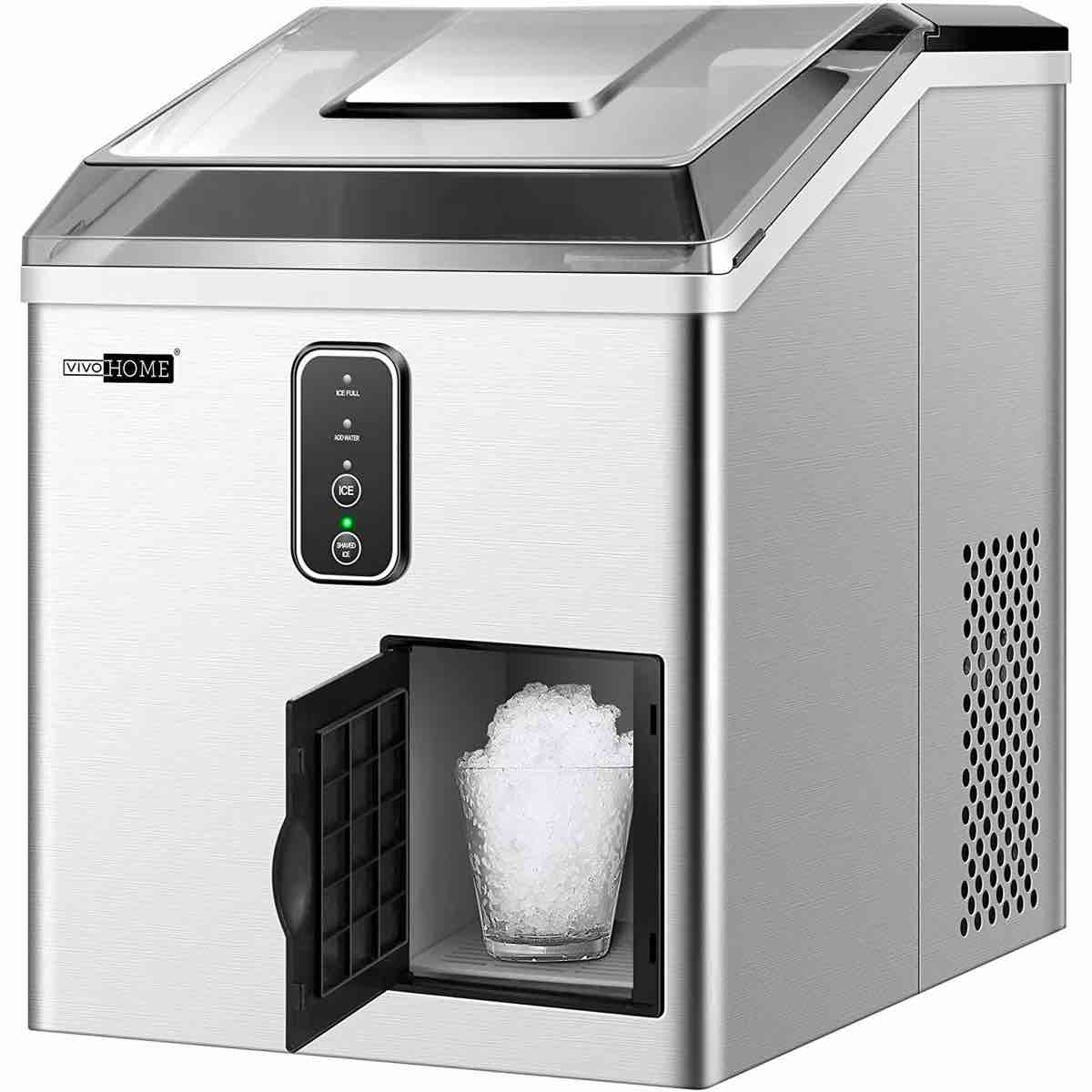 VIVOHOME 33 Lb. Daily Production Bullet Clear Ice Freestanding Ice Maker
