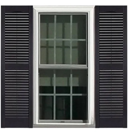 BUILDERS EDGE TV817646 PR 15x67 BLK Shutter