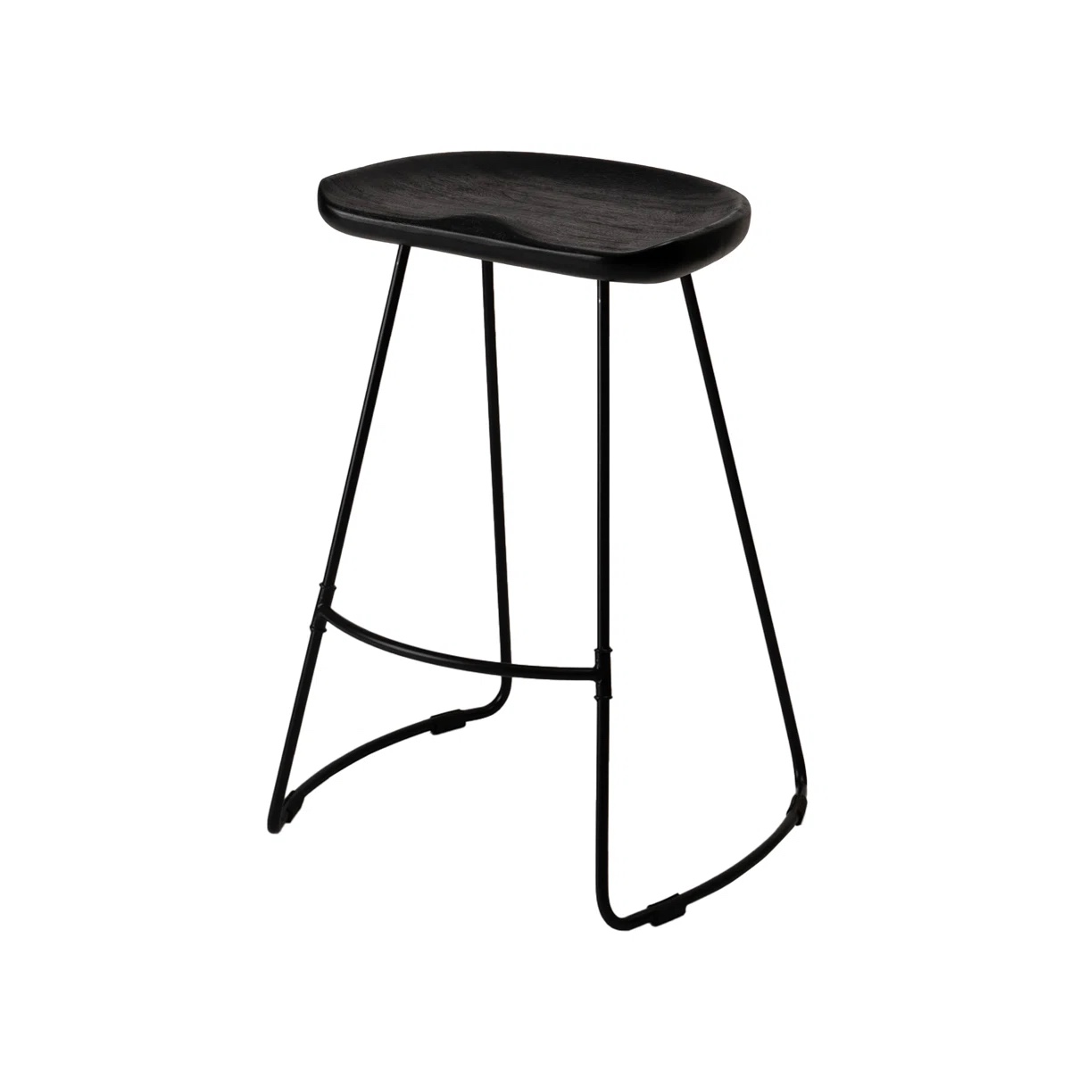 Condition photo showing New/Like New for Alberts Solid Wood Counter Bar Stool By Ebern Designs