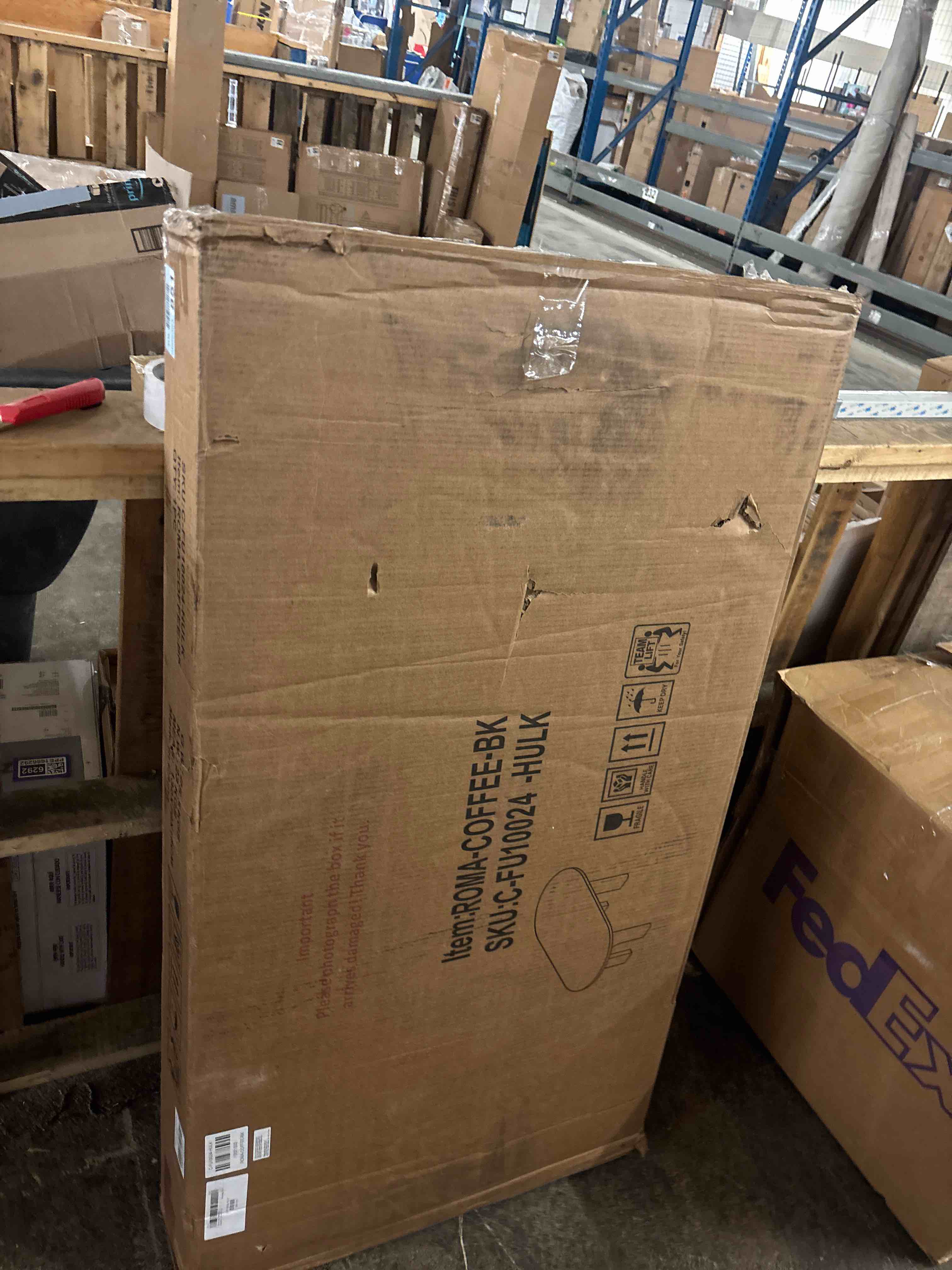 Condition photo showing New/Like New for 48” Long Oval Living Room Coffee Table