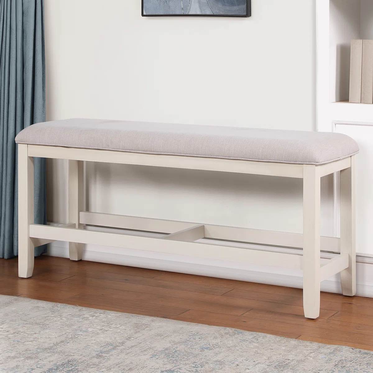 Knauss Polyester Upholstery Bench