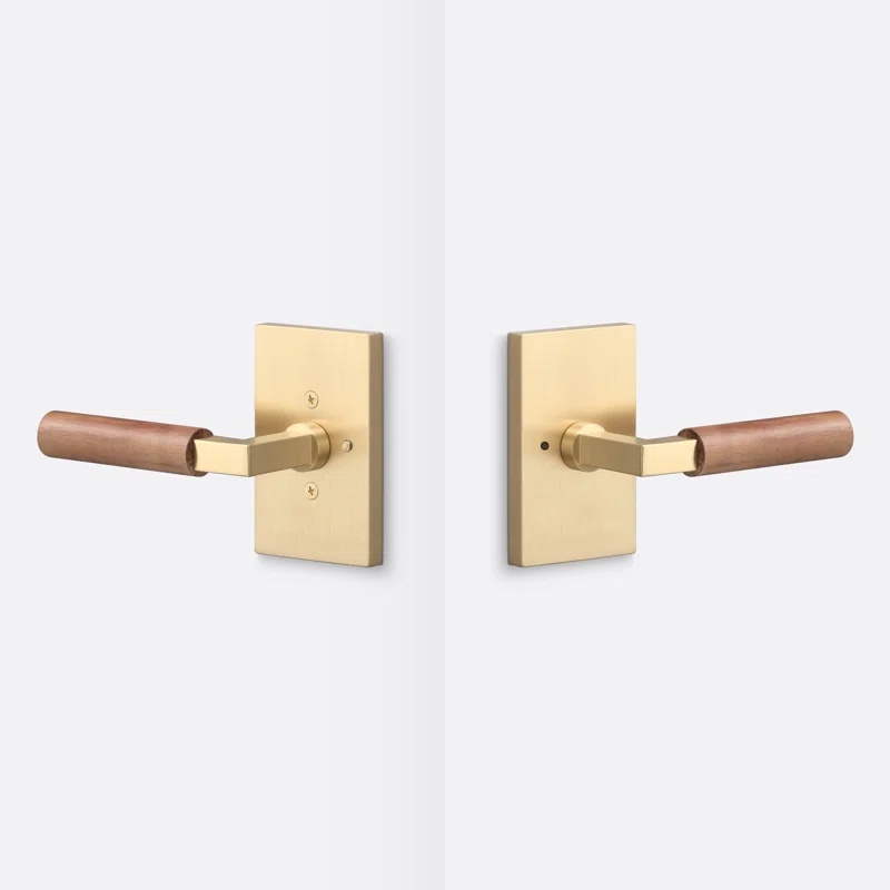 Condition photo showing New/Like New for  Sure-Loc Hardware Levanto Privacy Rosette, Walnut Grip