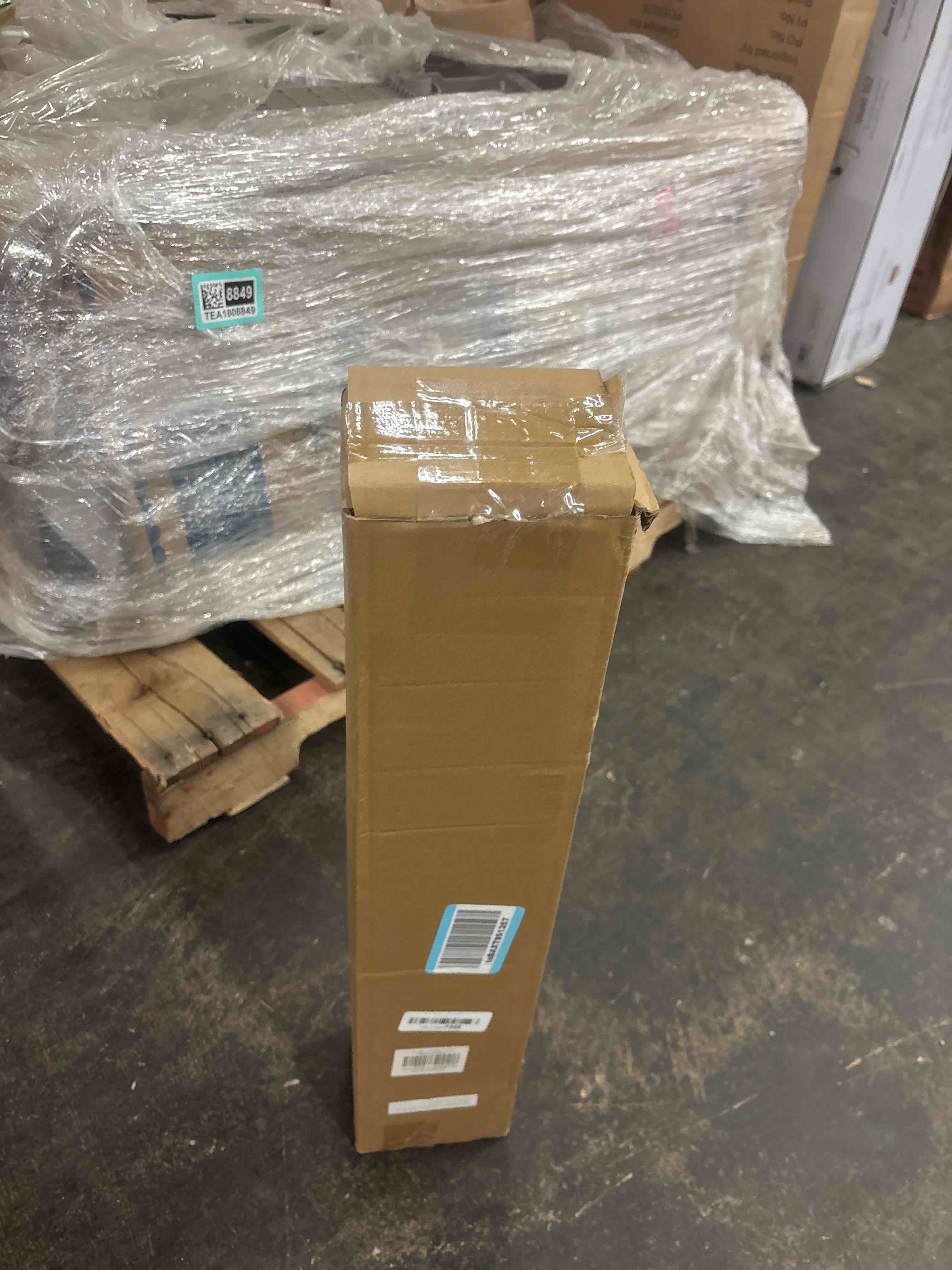 Condition photo showing New/Like New for LazBlinds No Tools No Drill Cordless Bamboo Roman Shades, Light Filtering Window Treatment, Roll Up Bamboo Blinds for Window 25'' W x 64'' H, Acorn Light Filtering-acorn 25" W x 64" H