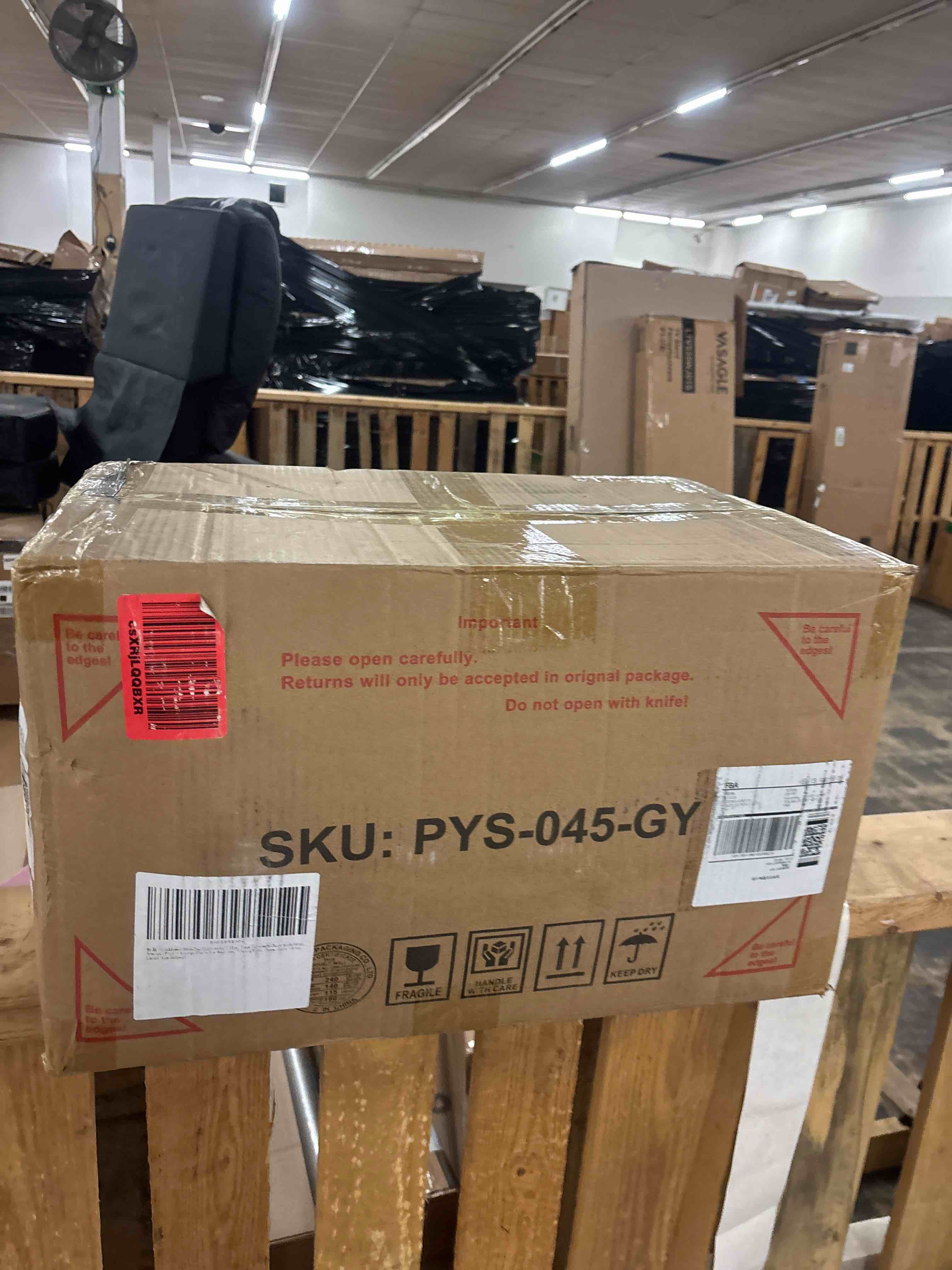 Condition photo showing New/Like New for Bean Bag Chairs for Adults, Teens Youth Beanbag Reading Chair with Petal Arm Rest, Comfy Faux Fur Fluffy Bean Bag for Living Room, Bedroom, Dorm, Game - Grey, Large, Low Support 36" Grey