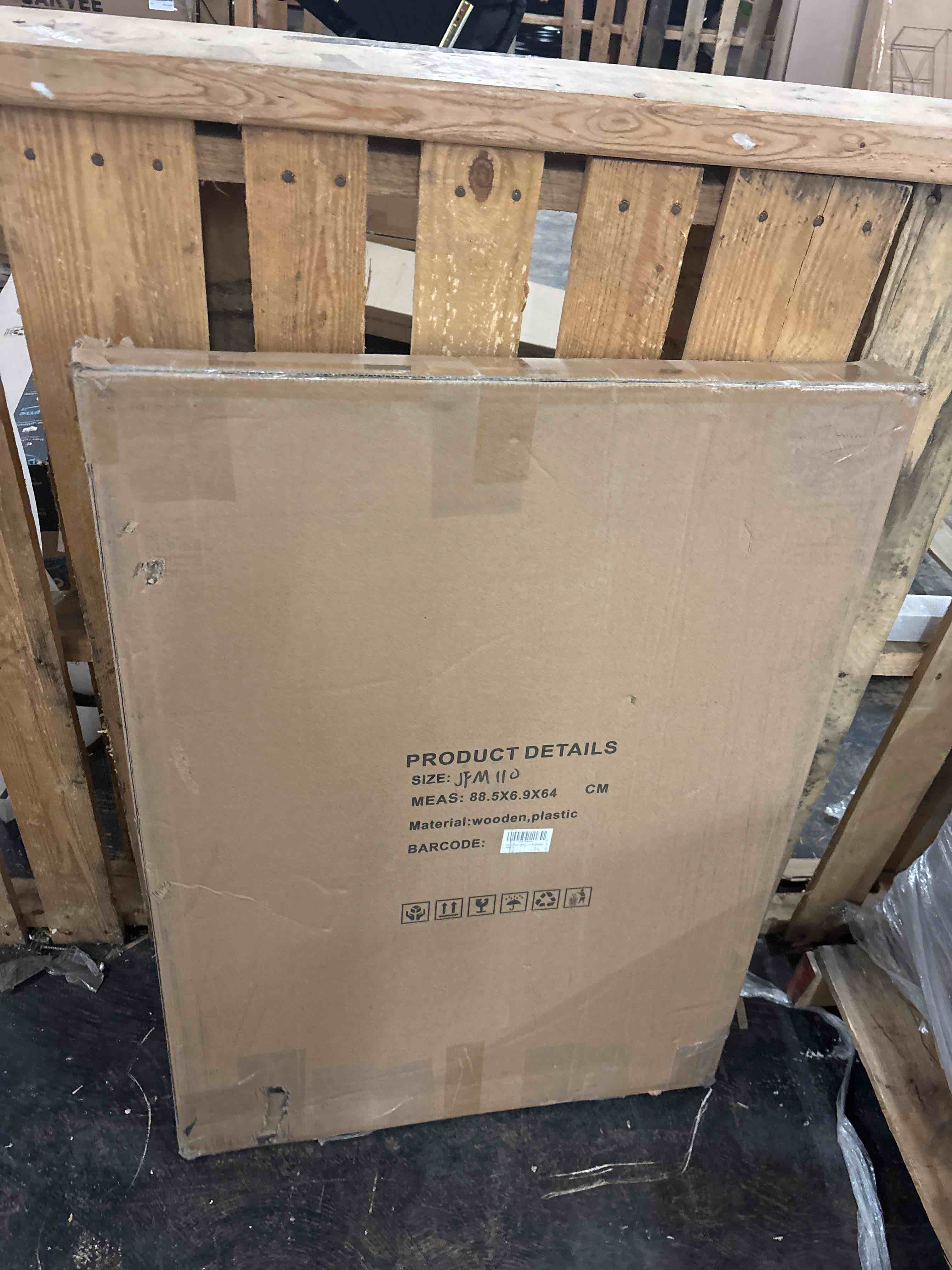 Condition photo showing New/Like New for KTKDE A1 Poster Frame Set of 3, 23.4 x 33.1in Picture Frame Wooden Gray -Horizontal or Vertical Wall Hanging for Home, Exhibition, Caffe Large Frame for Photos, Posters - Art Prints best gift