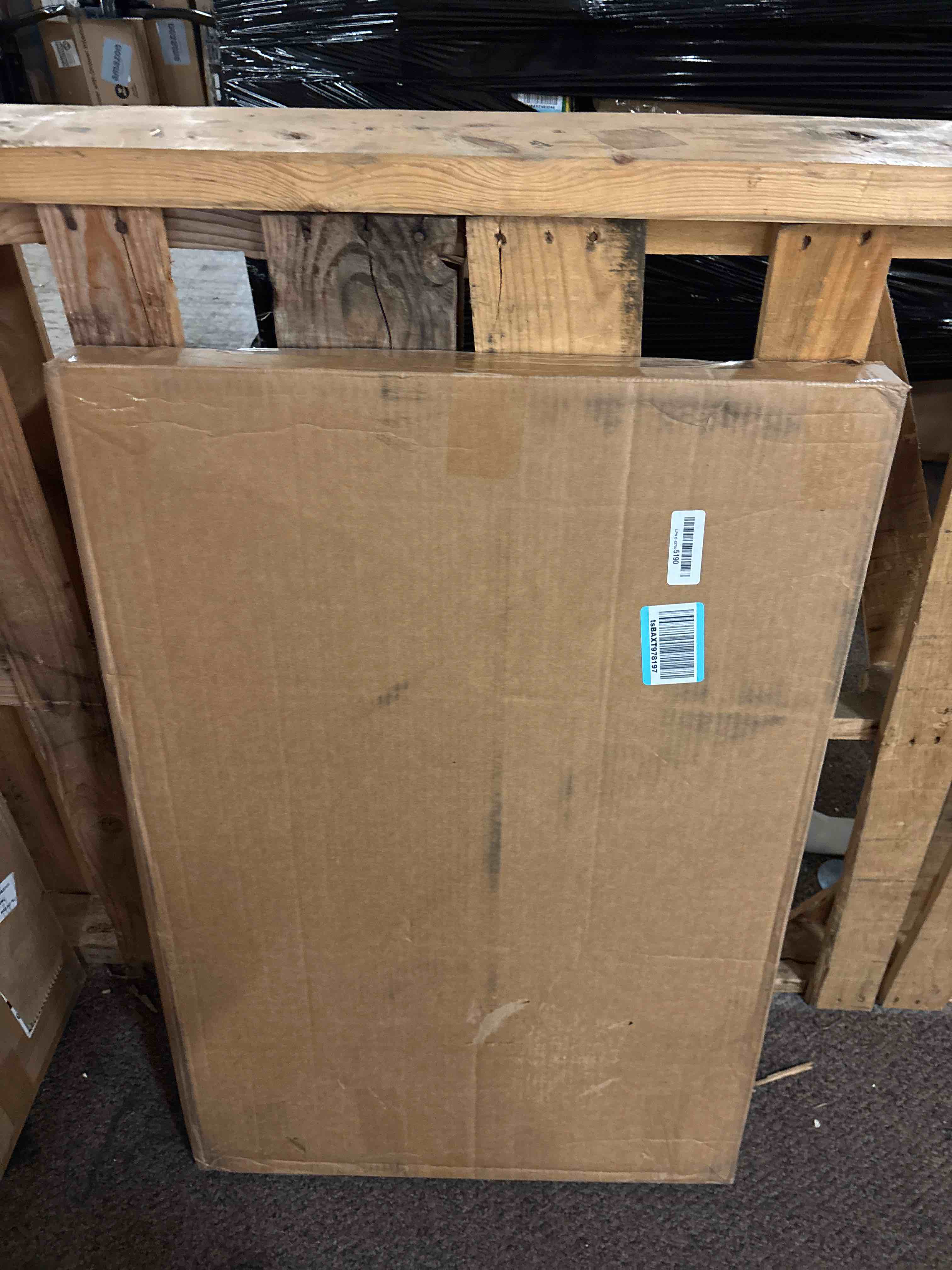 Condition photo showing New/Like New for ANRUOXI Winter Landscape Canvas Wall Art for Living Room Bathroom, Vintage Nature Art Canvas Prints, Snowy Tree Mountain Pictures Wall Decor, Winter Scene Wrapped Framed Painting Prints 24x36 Inch