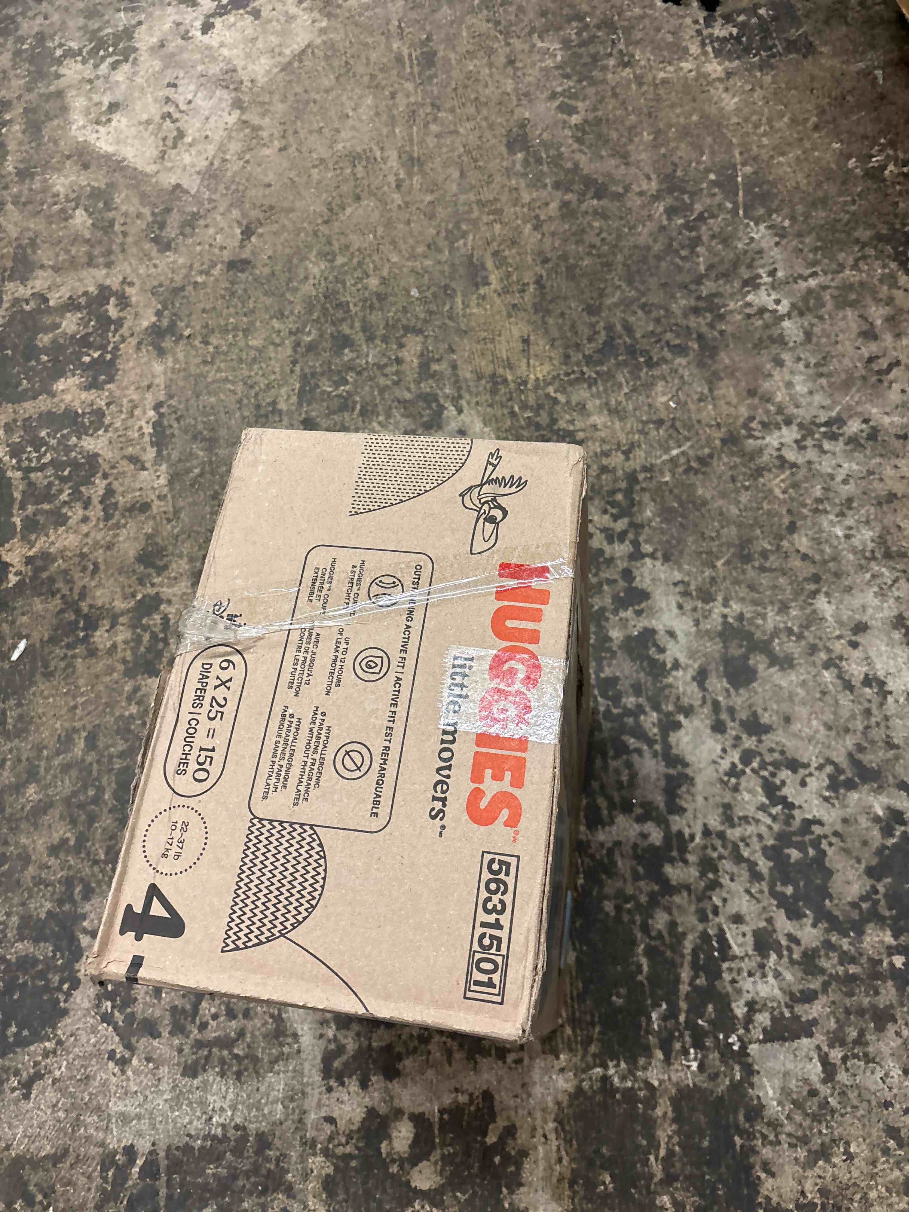 Condition photo showing New/Like New for Huggies Little Movers Disposable Diapers - Econ+ Pack - Size 4 - 150ct