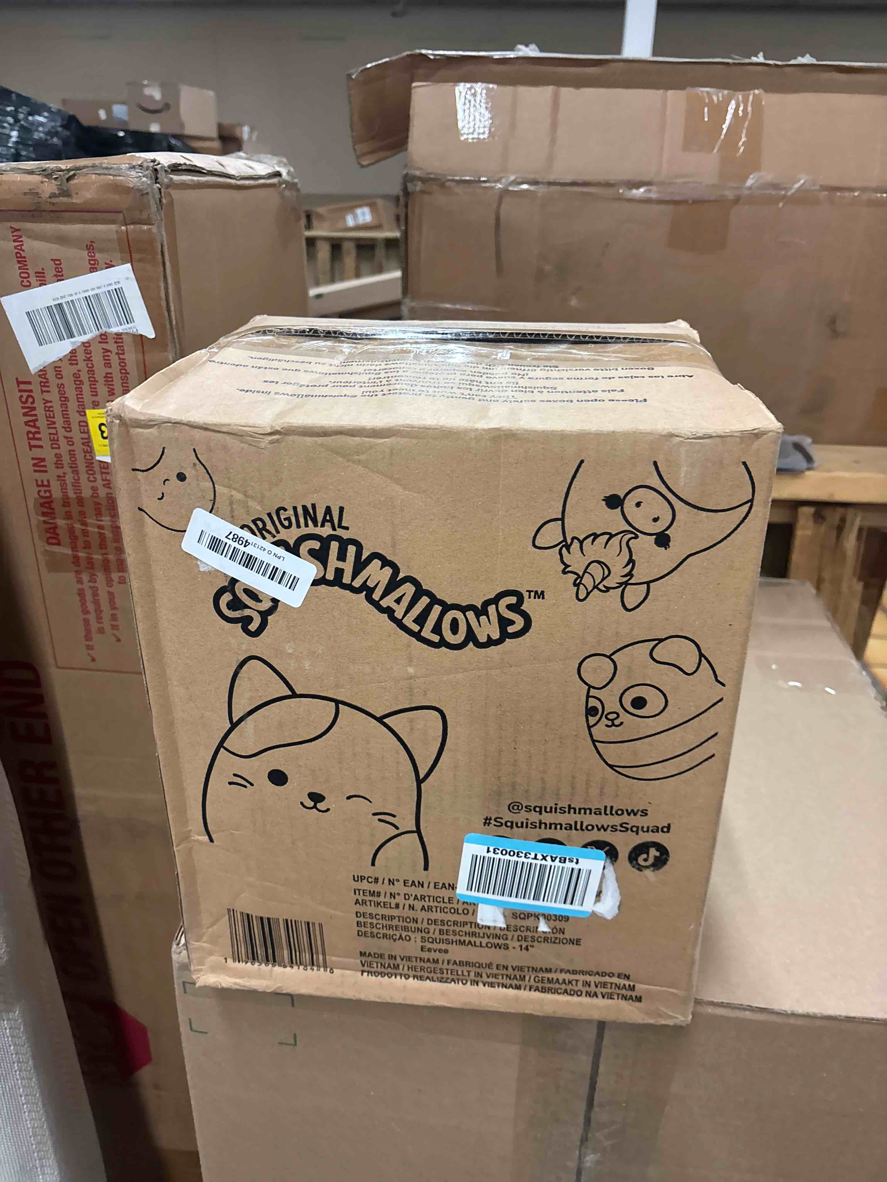 Condition photo showing New/Like New for Squishmallows Original 14in Eevee Pokémon Plush - Ultrasoft Official Jazwares Plush (Large) Eevee 14-inch