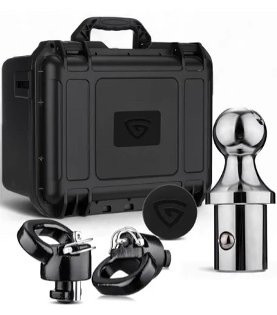 GEARMEISTER 60639 Puck System Gooseneck Hitch Ball Kit Compatible with 2013-2025 Ford F250 F350 F450, 2016-2025 Silverado, Sierra & Titan XD Trucks, 38,000 lbs. GTW, 2-5/16-Inch Ball, Pucks Required 