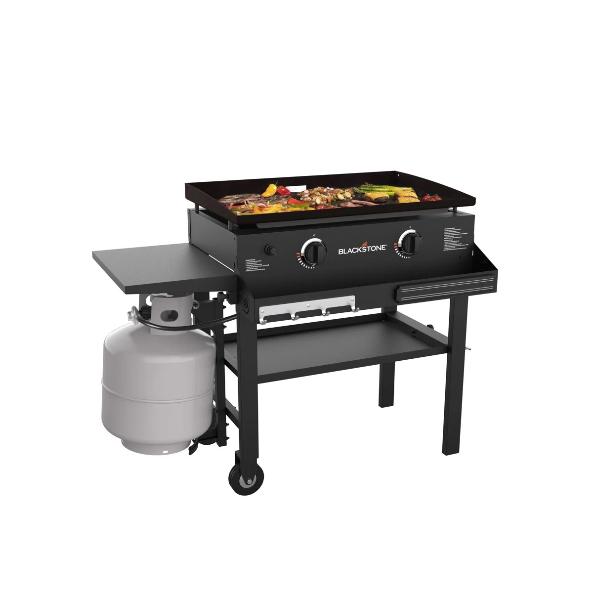28" Griddle with Front Shelf and Soft Cover