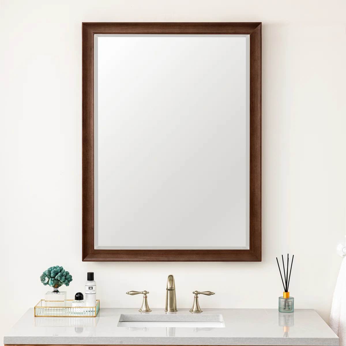 Glenbrooke Solid Wood Wall Mirror