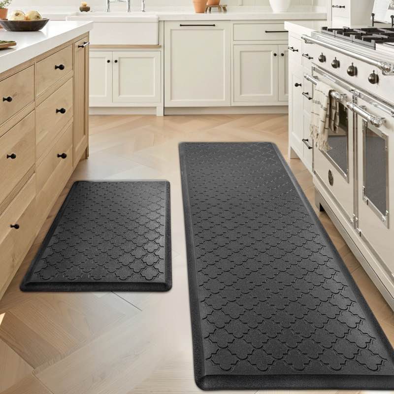 Condition photo showing New/Like New for Airin Non-Skid Anti-Fatigue Waterproof Cushioned Kitchen Mat (Set of 2)