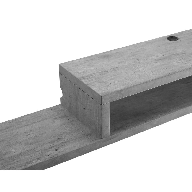 Condition photo showing New/Like New for Keidi Unfinished Floating TV Stand for TVs up to 78"