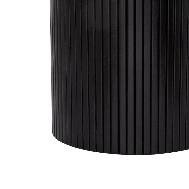 Condition photo showing New/Like New for Charleily Solid Wood Coffee Table Pedestal Round Sofa Side Table (2 BOXES/COMPLETE)