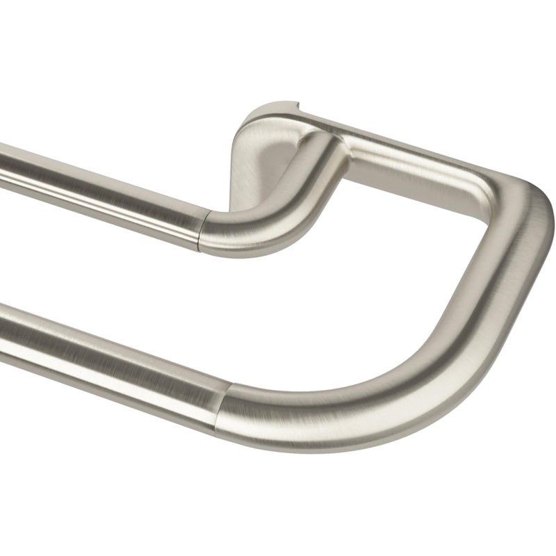 Condition photo showing New/Like New for Umbra Twilight Modern Durable Alloy Steel Double Curtain Rod, 30" To 84", Nickel