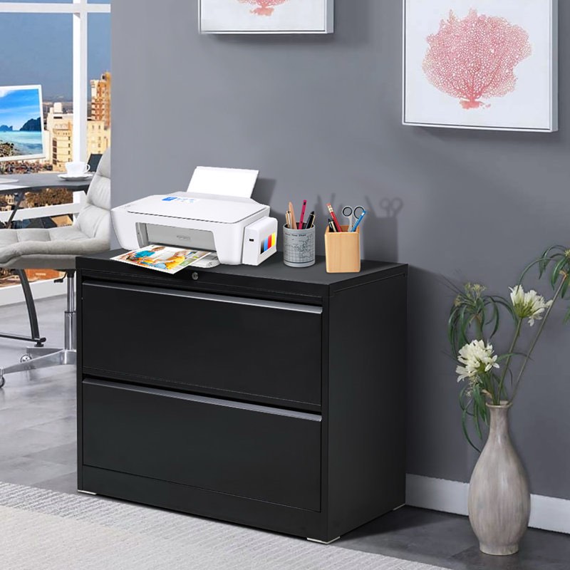 28.5'' Wide 2 -Drawer Steel Lateral Filing Cabinet