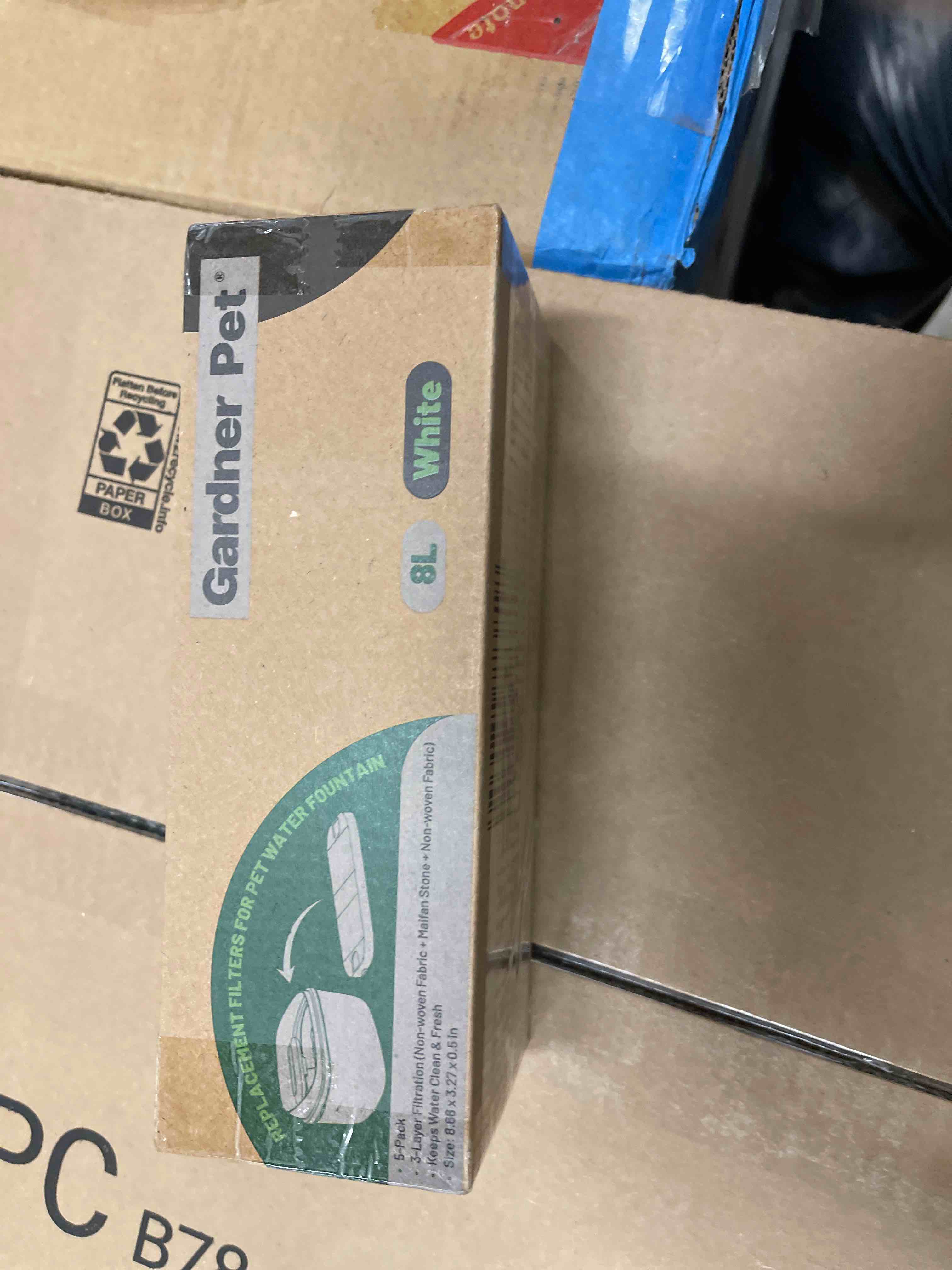 Condition photo showing New/Like New for Gardner Pet Replacement Filters for 8L Black Pet Water Fountain, 5-Pack