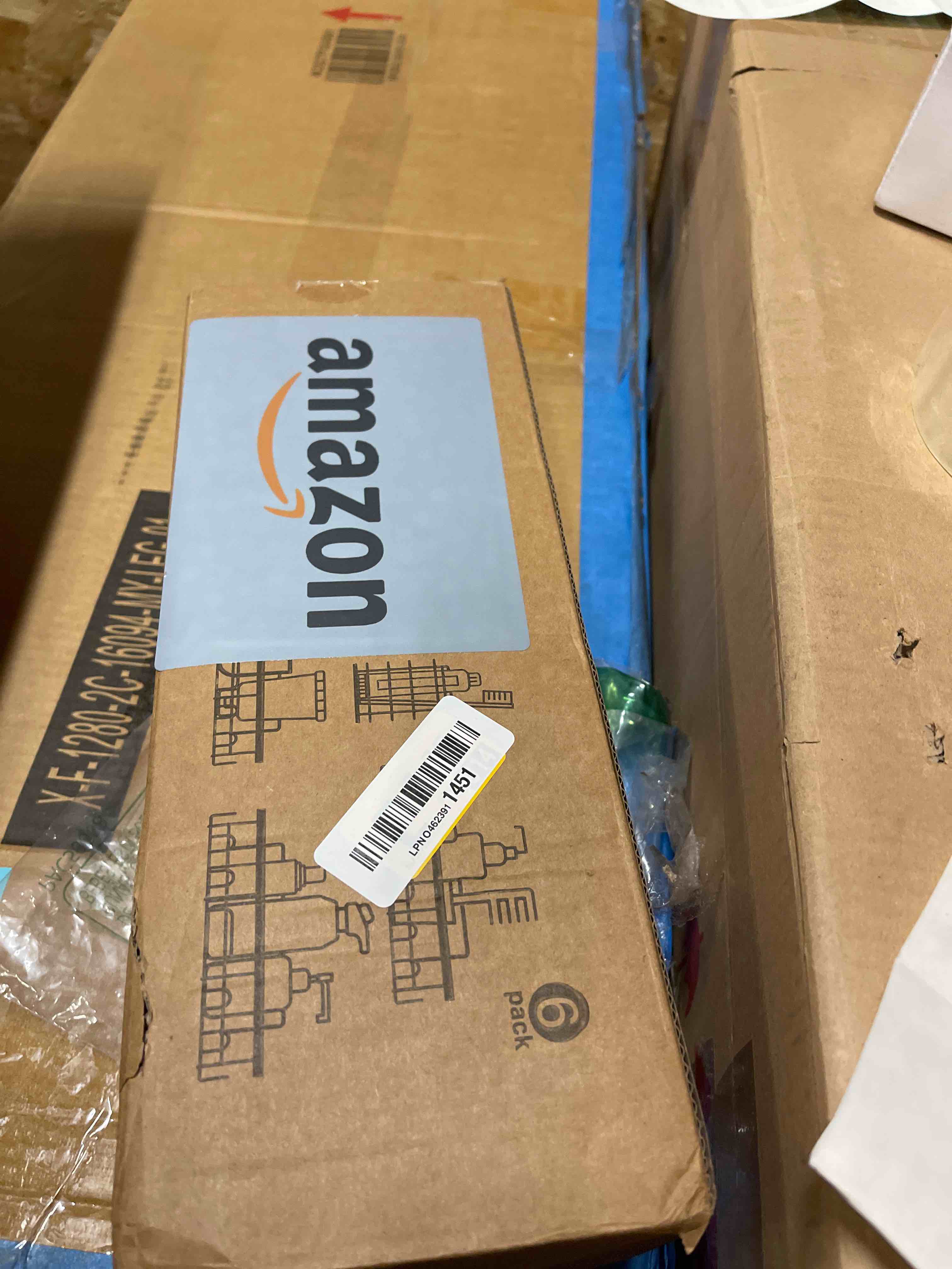 Condition photo showing New/Like New for Veken Rustproof & Waterproof Shower Caddy 6-Pack, No Drilling Adhesive Shelves Rack with Soap Holder, Large Capacity Bathroom Organizers and Storage, Wall-Mounted Kitchen & Home Decor, Dark Grey I. Dark Grey 6-Piece Set for Master Bathroom(Rustproof Upgrade)