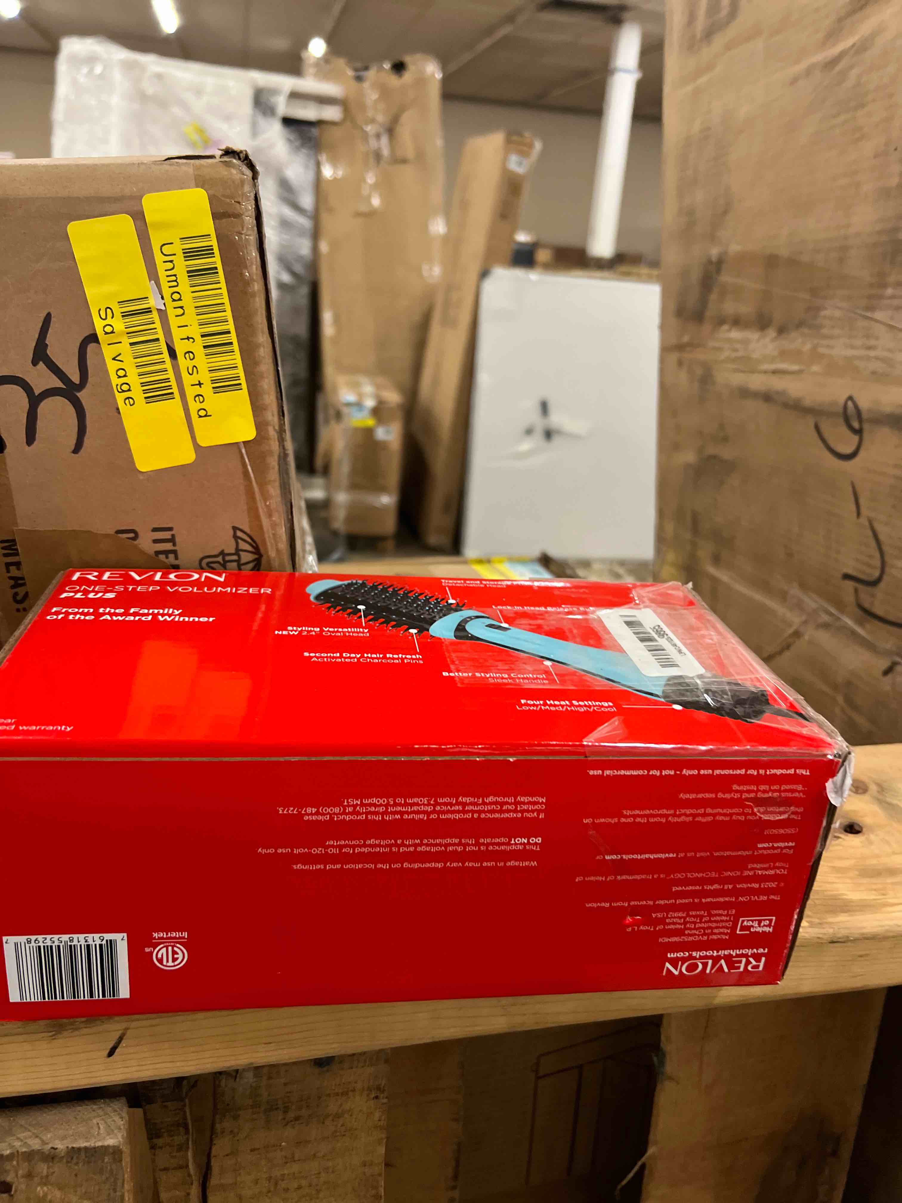 Condition photo showing New/Like New for Revlon One Step Volumizer PLUS 2.0 Hair Dryer and Hot Air Brush | Dry and Style | Amazon Exclusive (Mint)