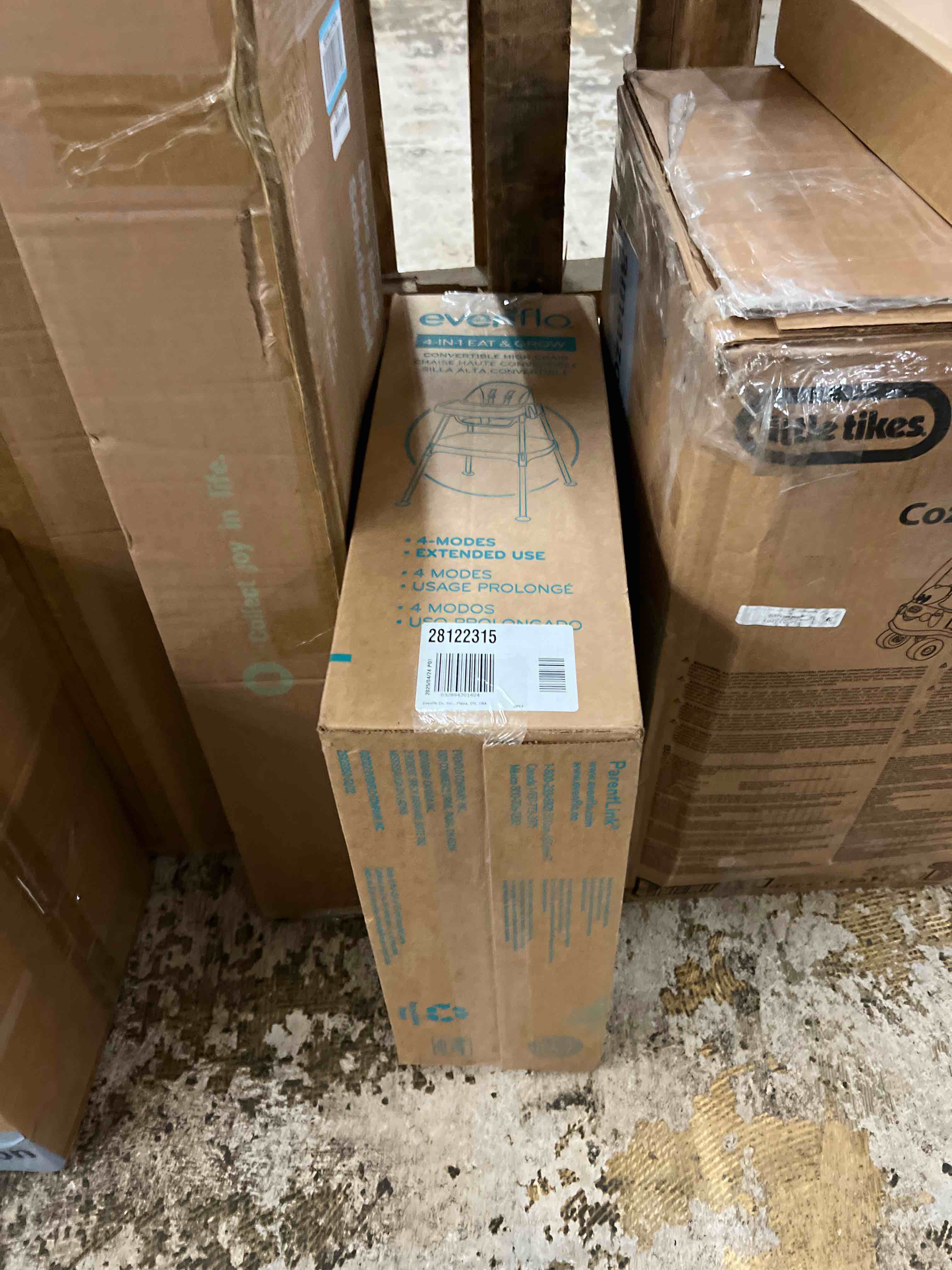 Condition photo showing New/Like New for Evenflo 4-in-1 Eat & Grow Convertible High Chair,Polyester