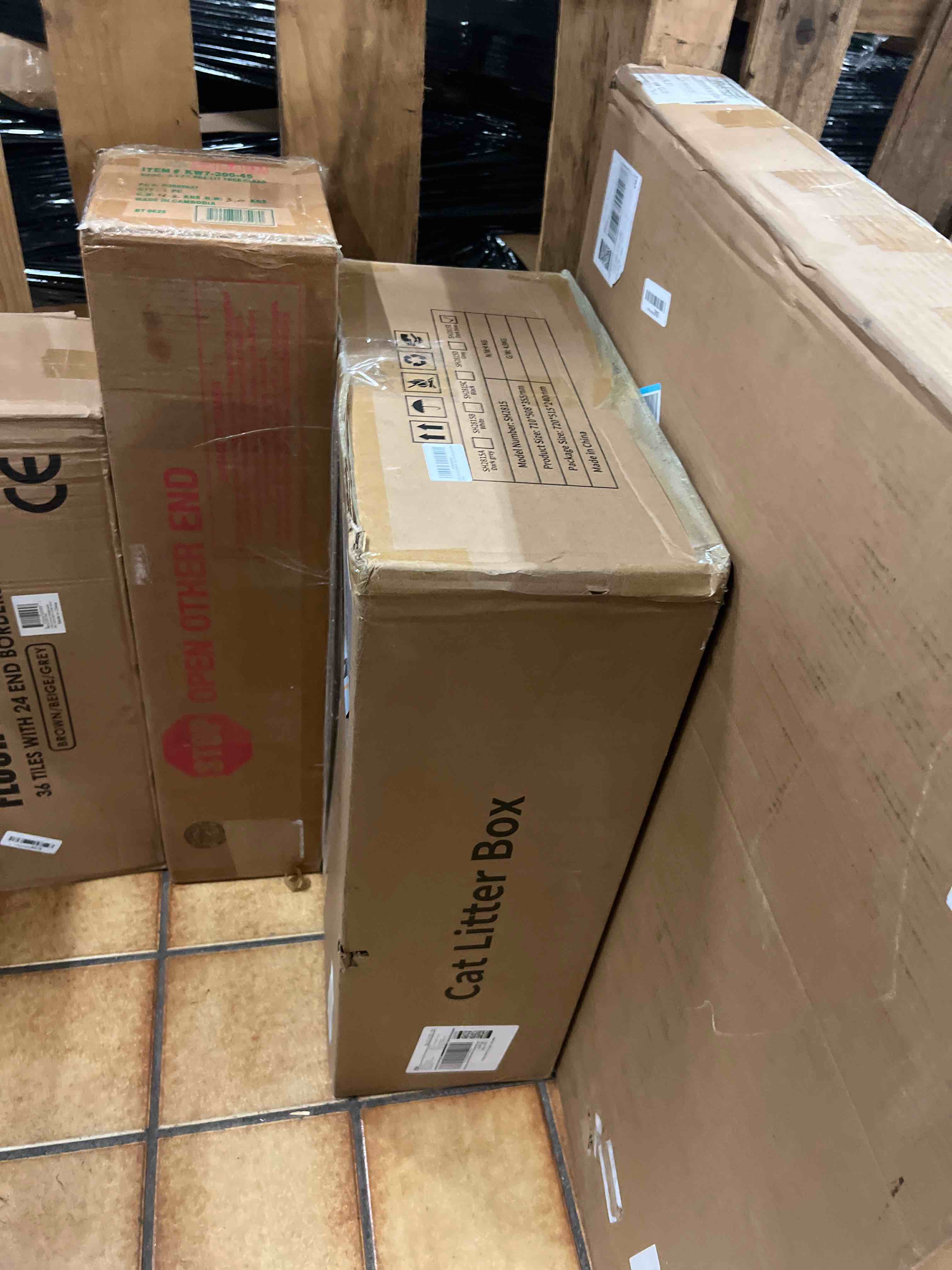 Condition photo showing New/Like New for XXXL Extra Large Stainless Steel Litter Box, 28" L x 20" W x 14" H Super Large Stainless Steel Litter Box, Suitable for Large Cats and Multiple Cats, Non-Sticky, Anti-Leakage, Easy to Clean navy blue